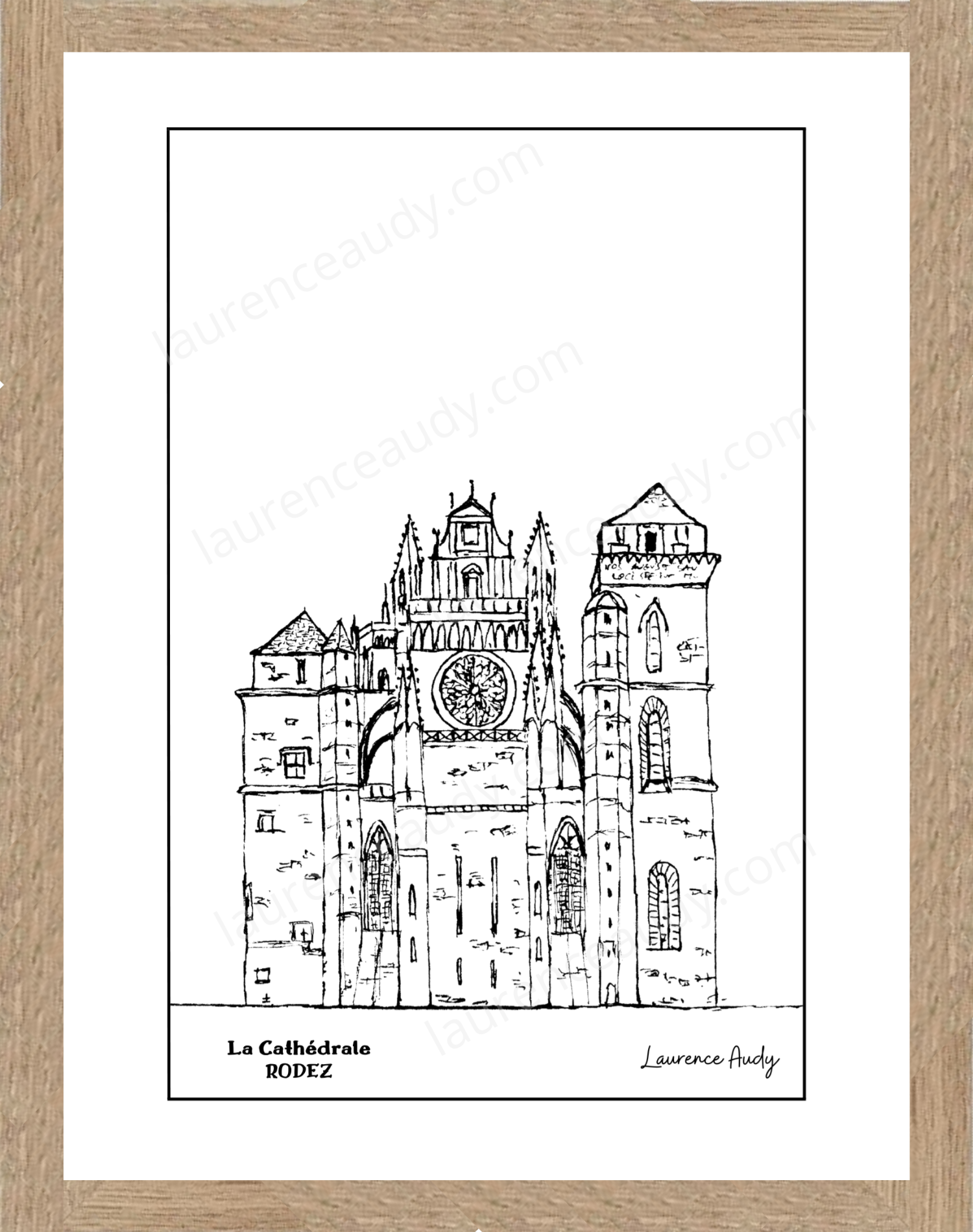 Affiche cathédrale à Rodez – Image 3