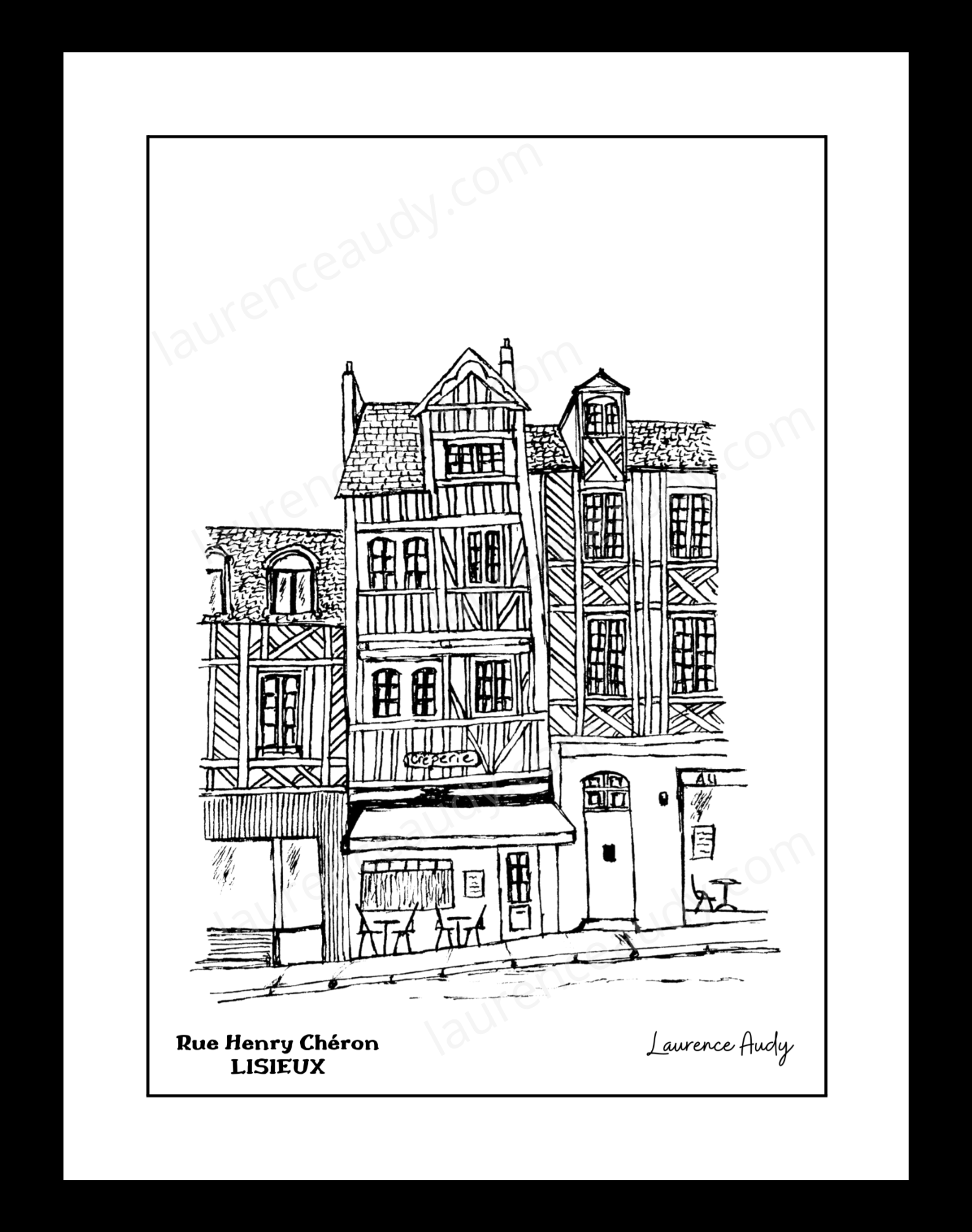 Affiche rue Henry Chéron à Lisieux – Image 2