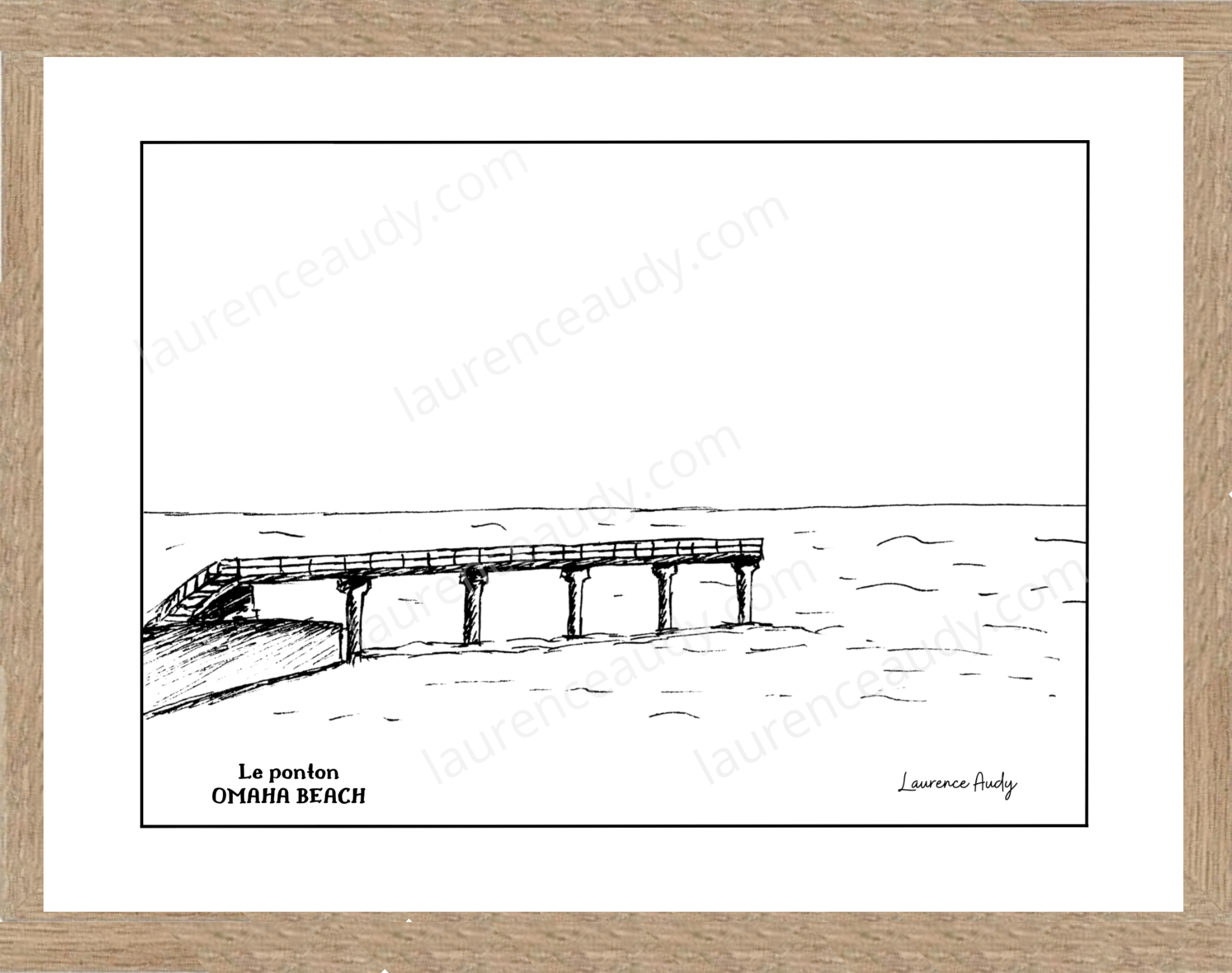 Affiche Ponton à Omaha Beach – Image 3