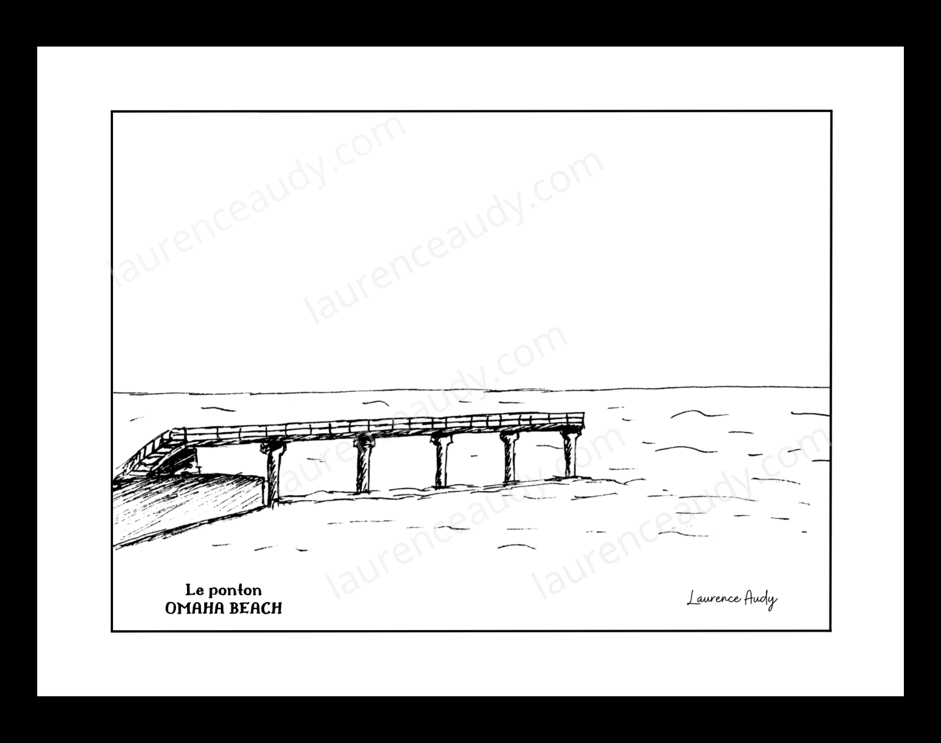 Affiche Ponton à Omaha Beach – Image 2