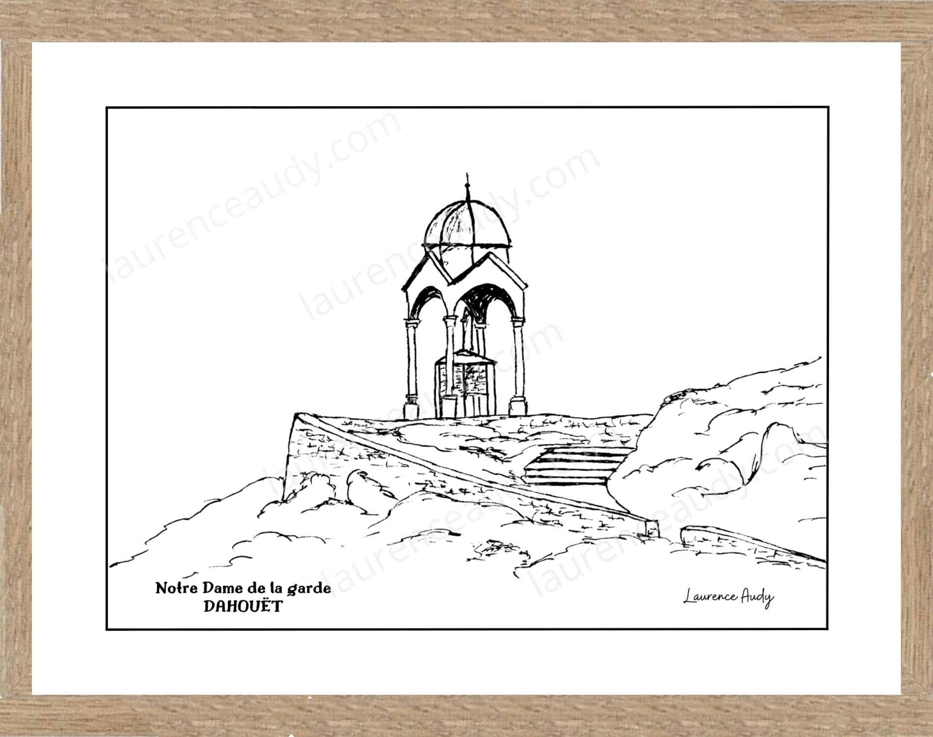 Affiche Notre Dame de la garde Dahouët – Image 3