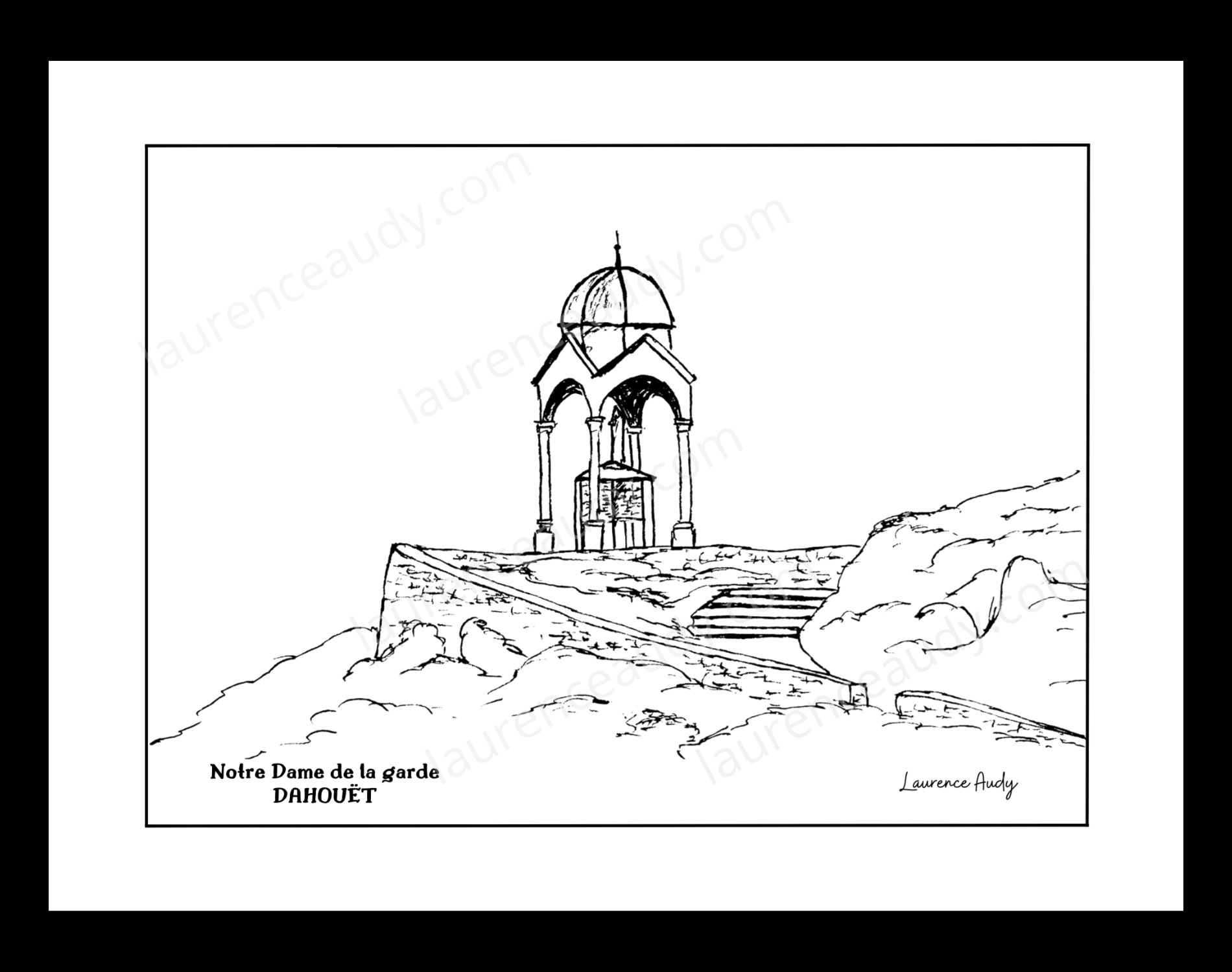 Affiche Notre Dame de la garde Dahouët – Image 2