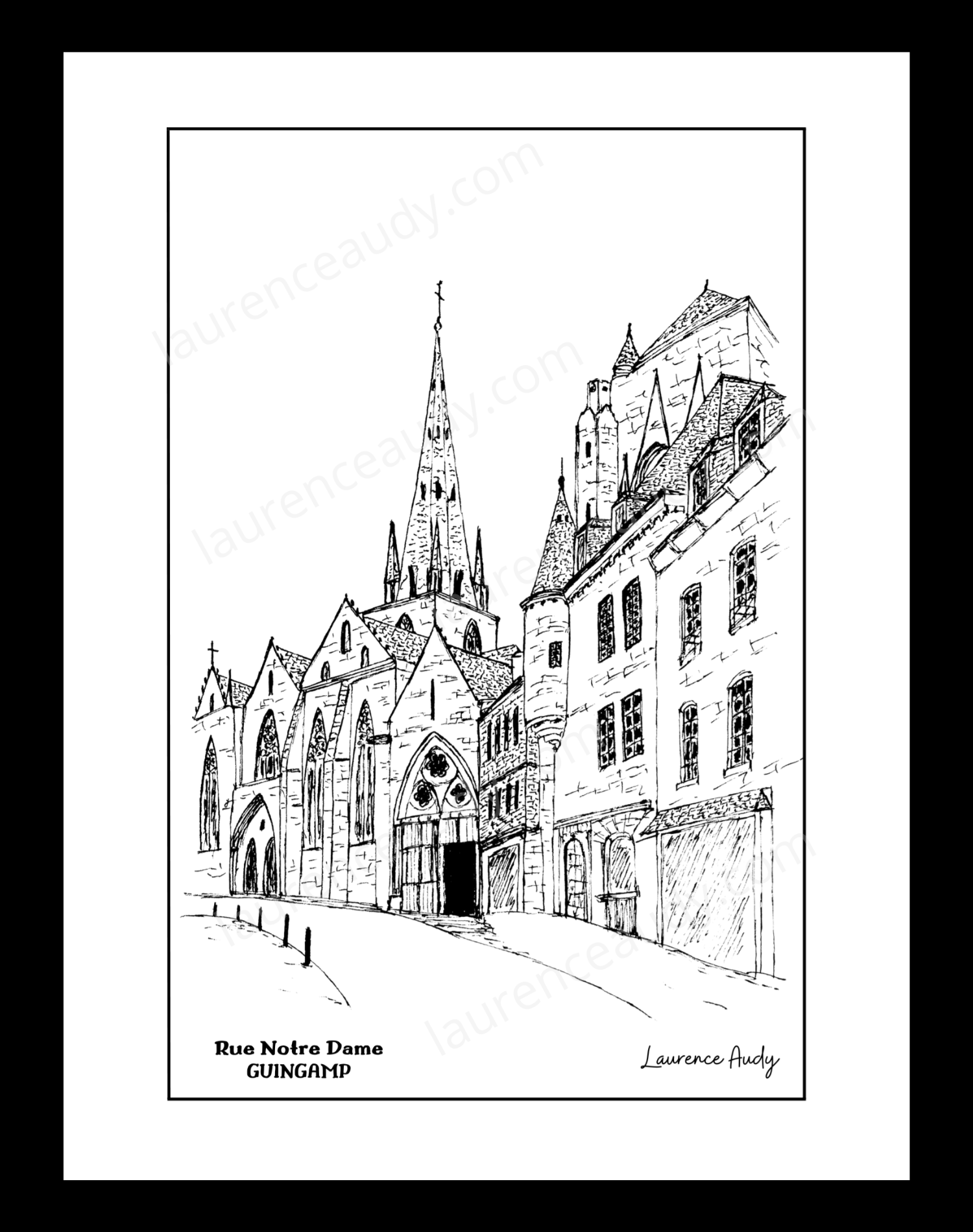 Affiche Rue Notre Dame Guingamp – Image 3