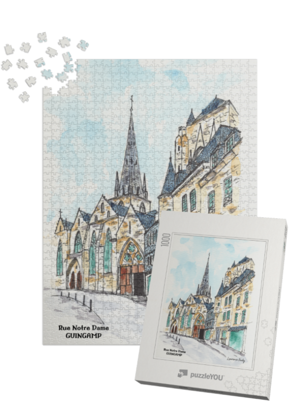 Puzzle Rue Notre Dame à Guingamp – Image 2