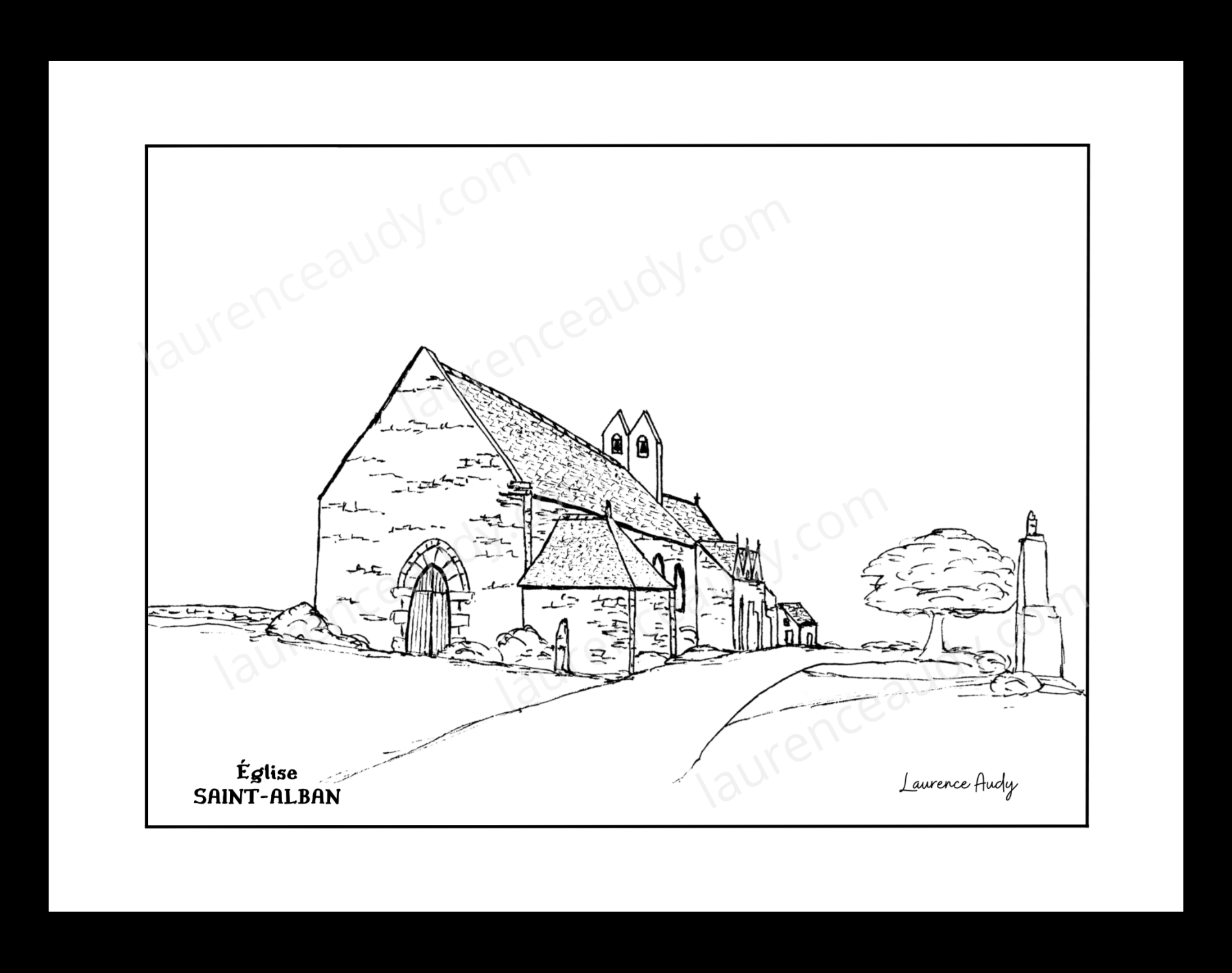 Affiche Eglise Saint Alban – Image 2