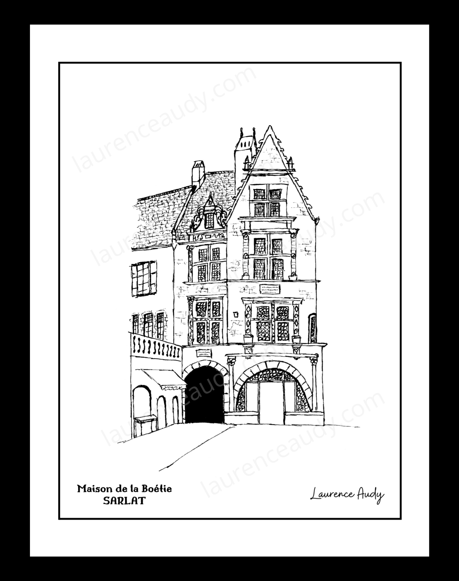 Affiche maison de la Boétie Sarlat – Image 3