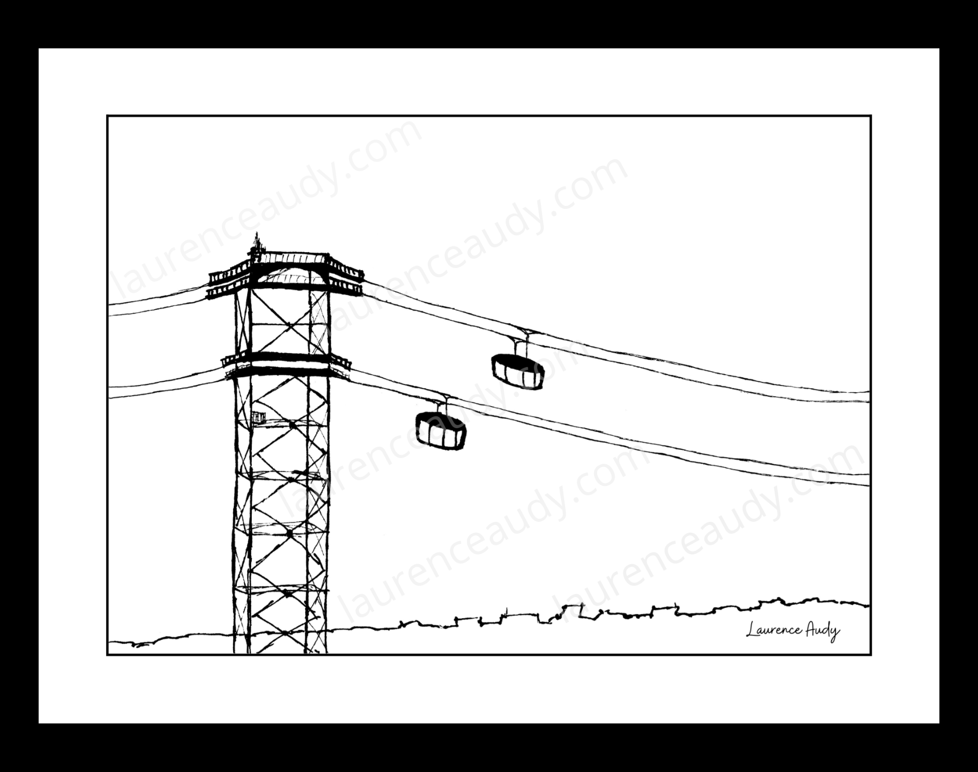Affiche Téléphériques n°1 Brest – Image 2