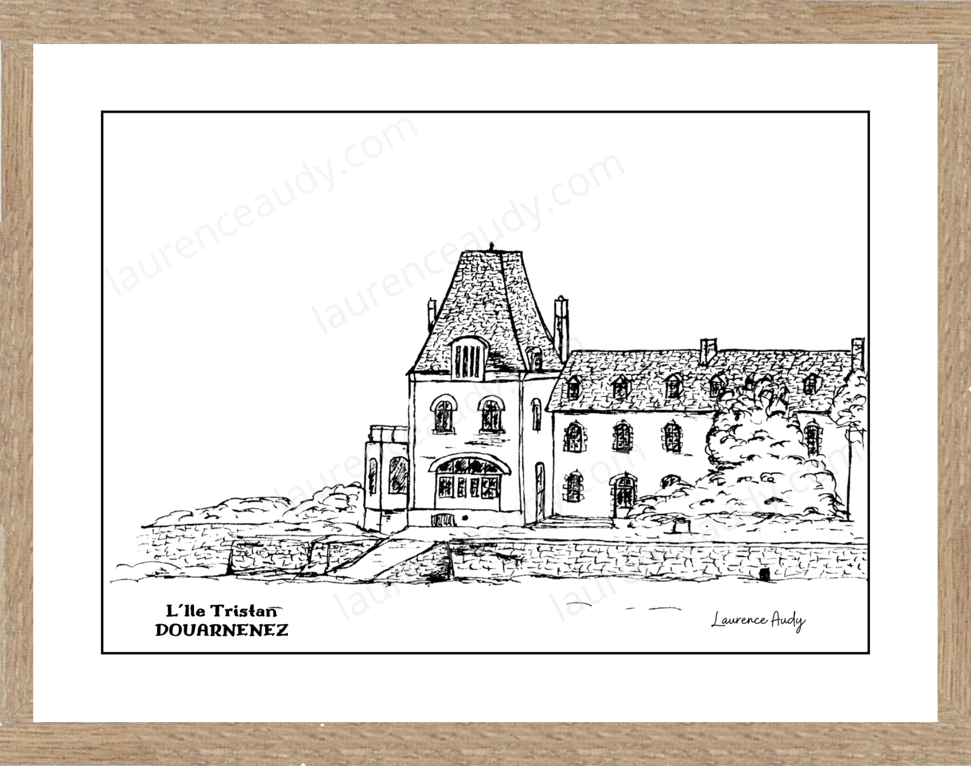 Affiche Ile Tristan Douarnenez – Image 3