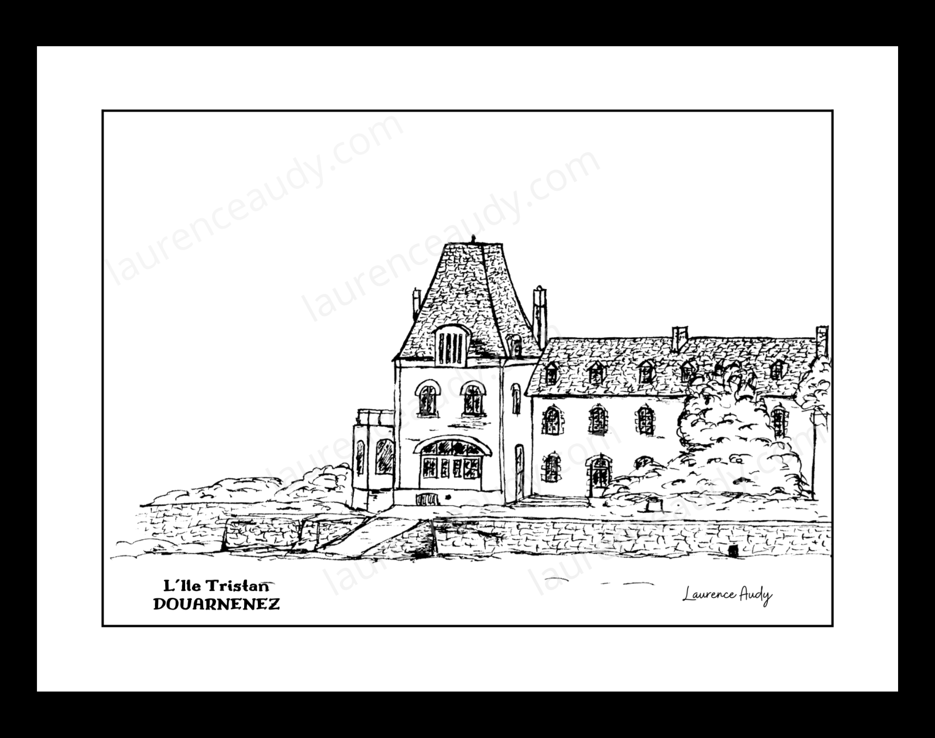 Affiche Ile Tristan Douarnenez – Image 2