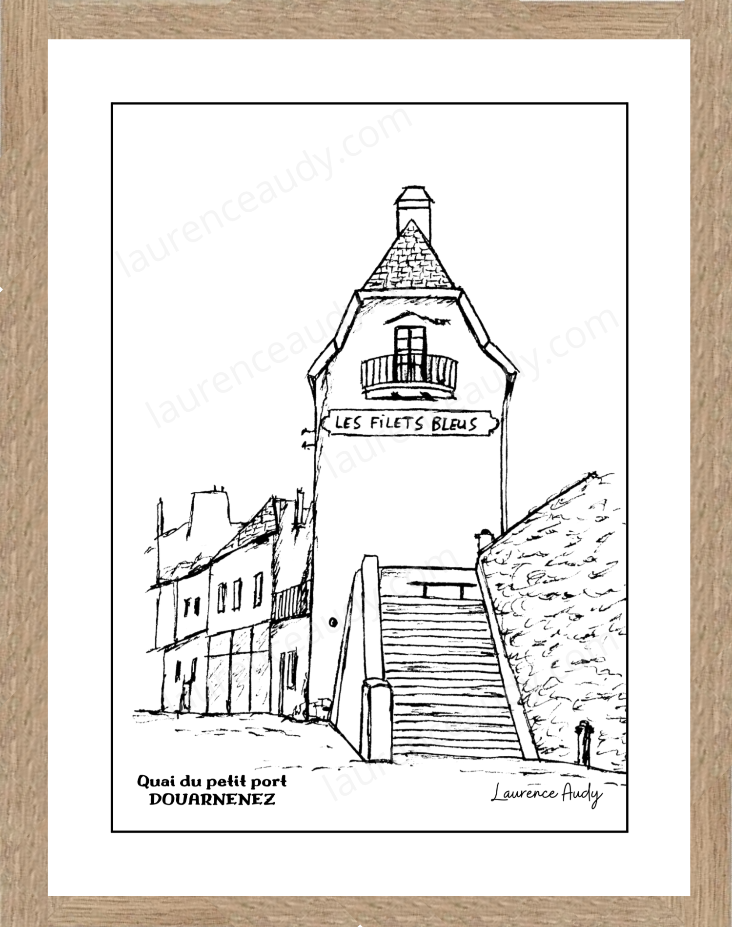 Affiche Quai du petit port Douarnenez – Image 3