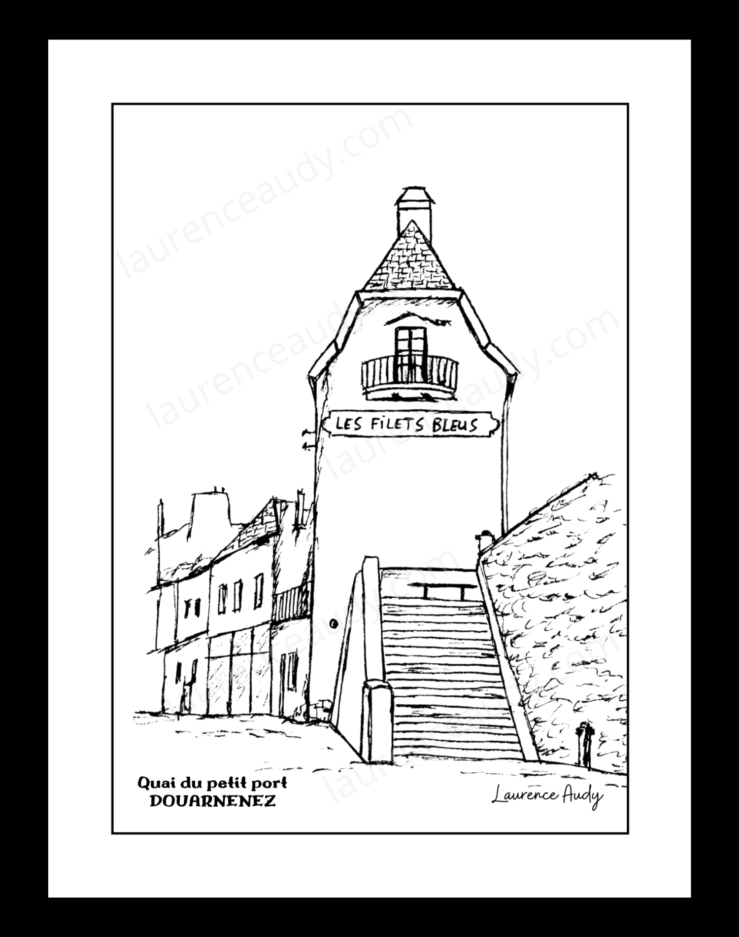 Affiche Quai du petit port Douarnenez – Image 2