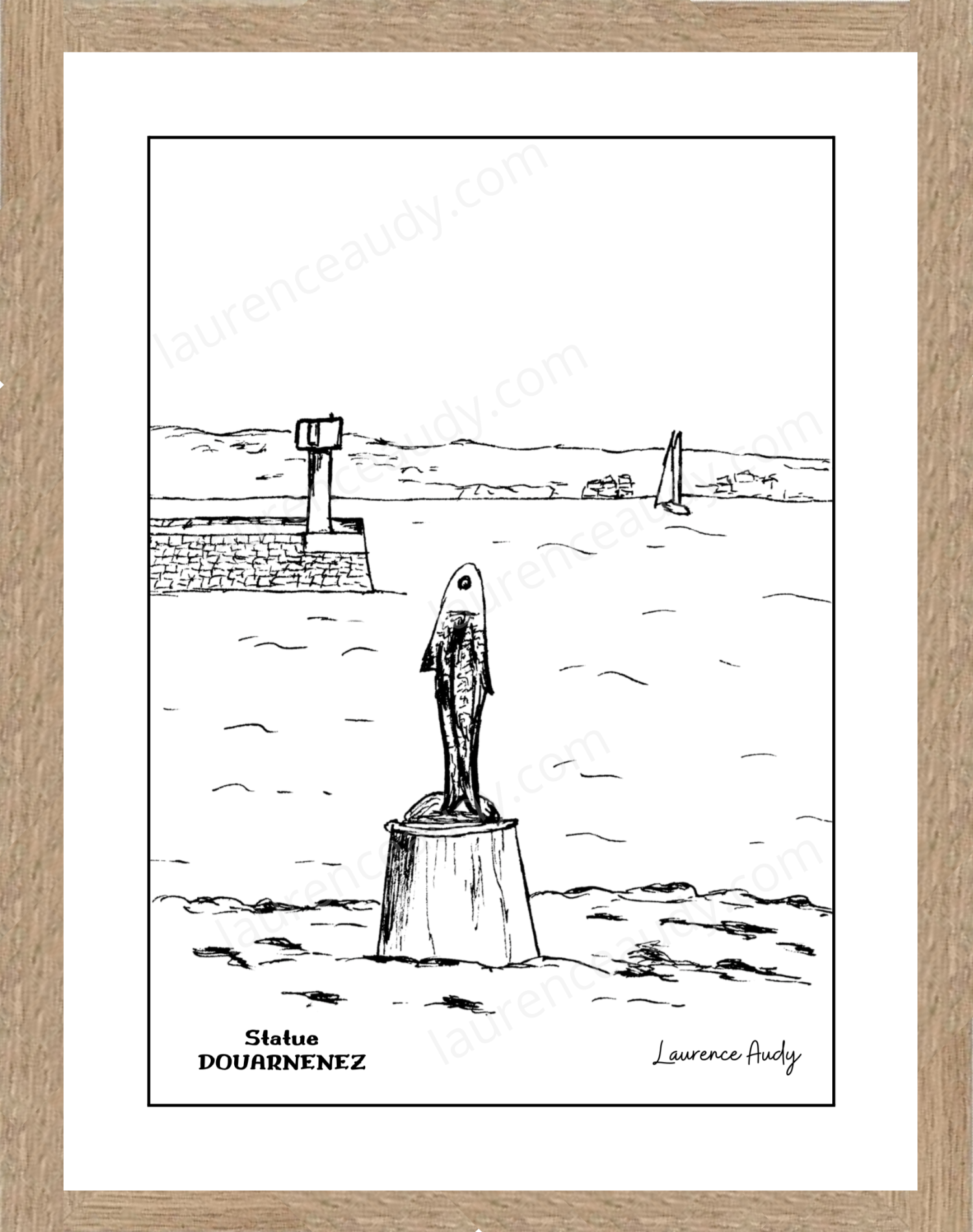 Affiche Statue Douarnenez – Image 3