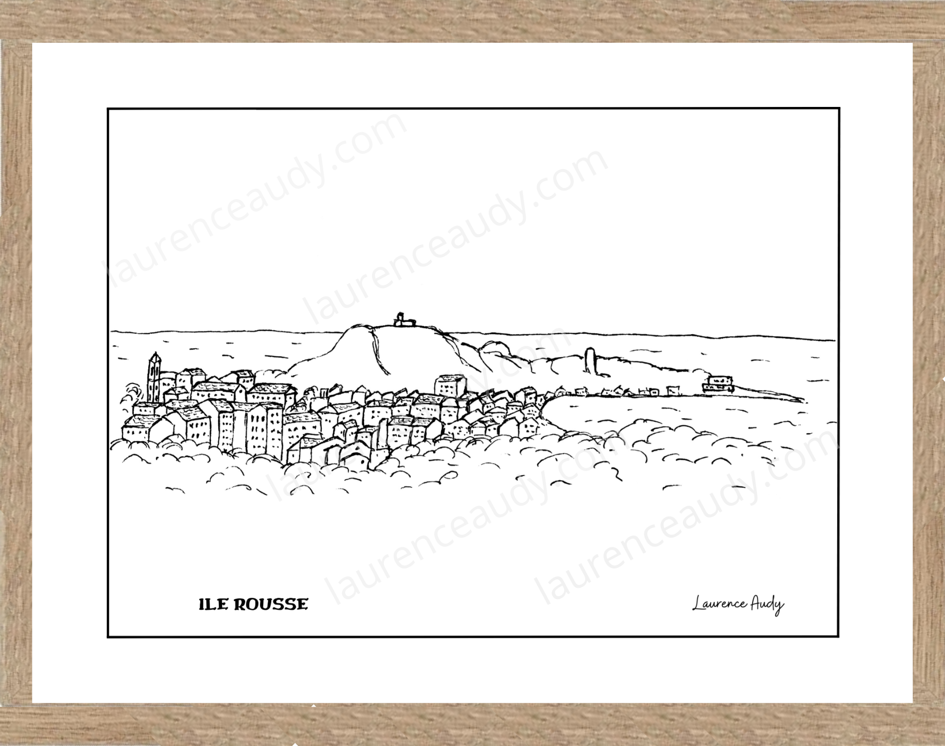 Affiche Ile Rousse – Image 2