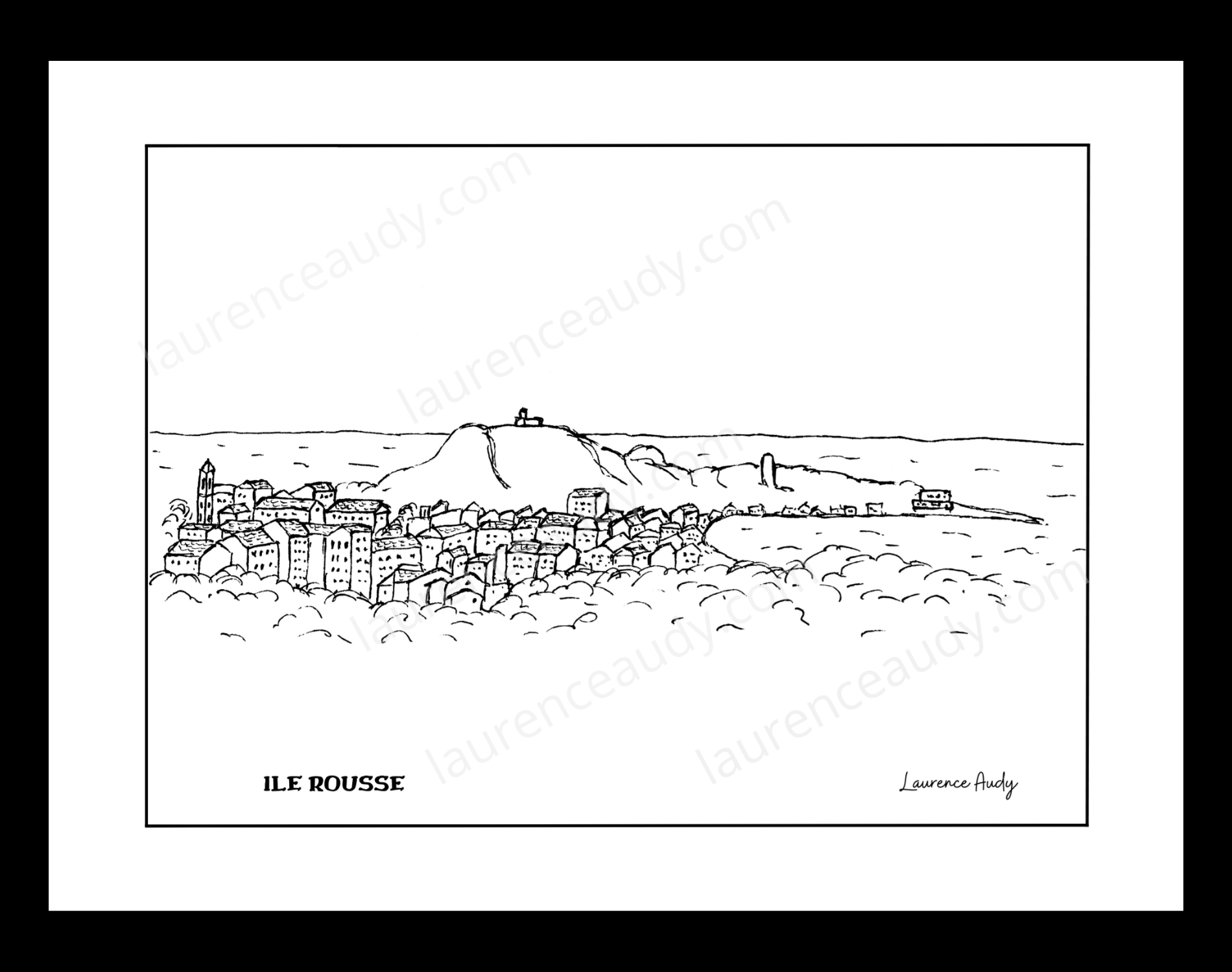 Affiche Ile Rousse – Image 3