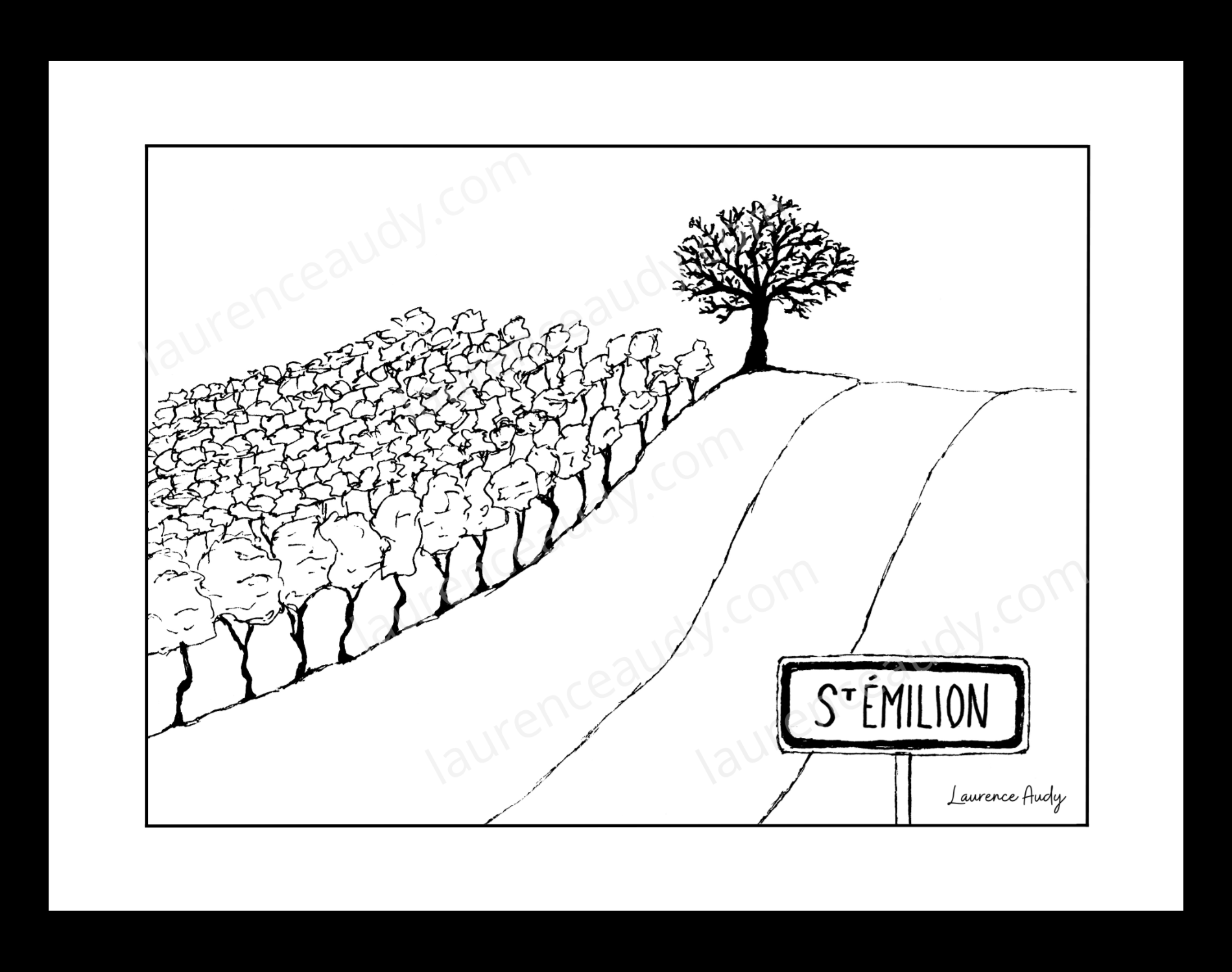 Affiche Vigne St Emilion – Image 2