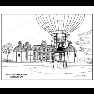 Dessin Château de Maubreuil à Carquefou