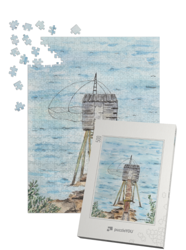 44-PECHERIE-PUZZLE-500-PIECES-BOITE|||