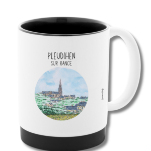 22-PLEUDIHEN-SUR-RANCE-EGLISE-AQUARELLE-MUG-CERAMIQUE