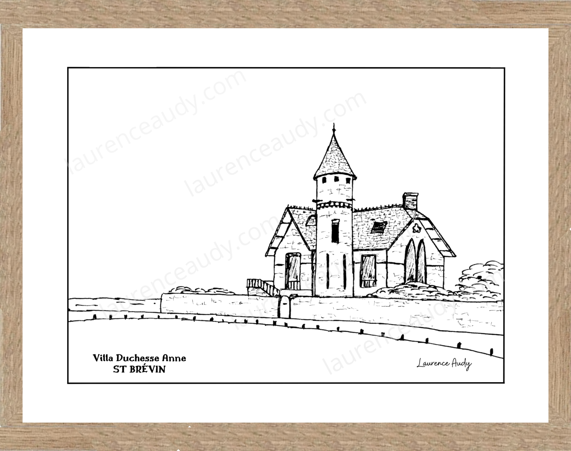Affiche Villa Duchesse Anne à St Brévin – Image 3