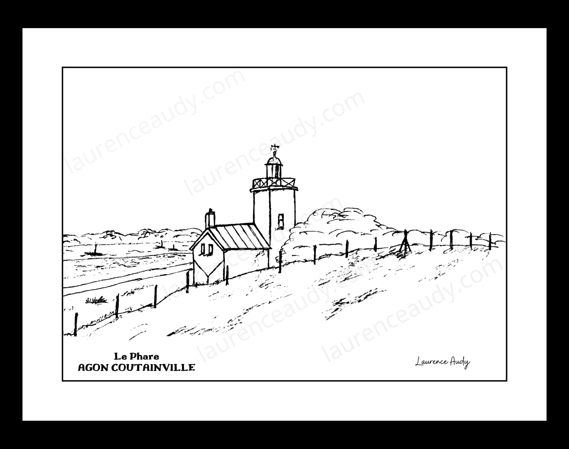 Affiche Le Phare à Agon Coutainville – Image 2