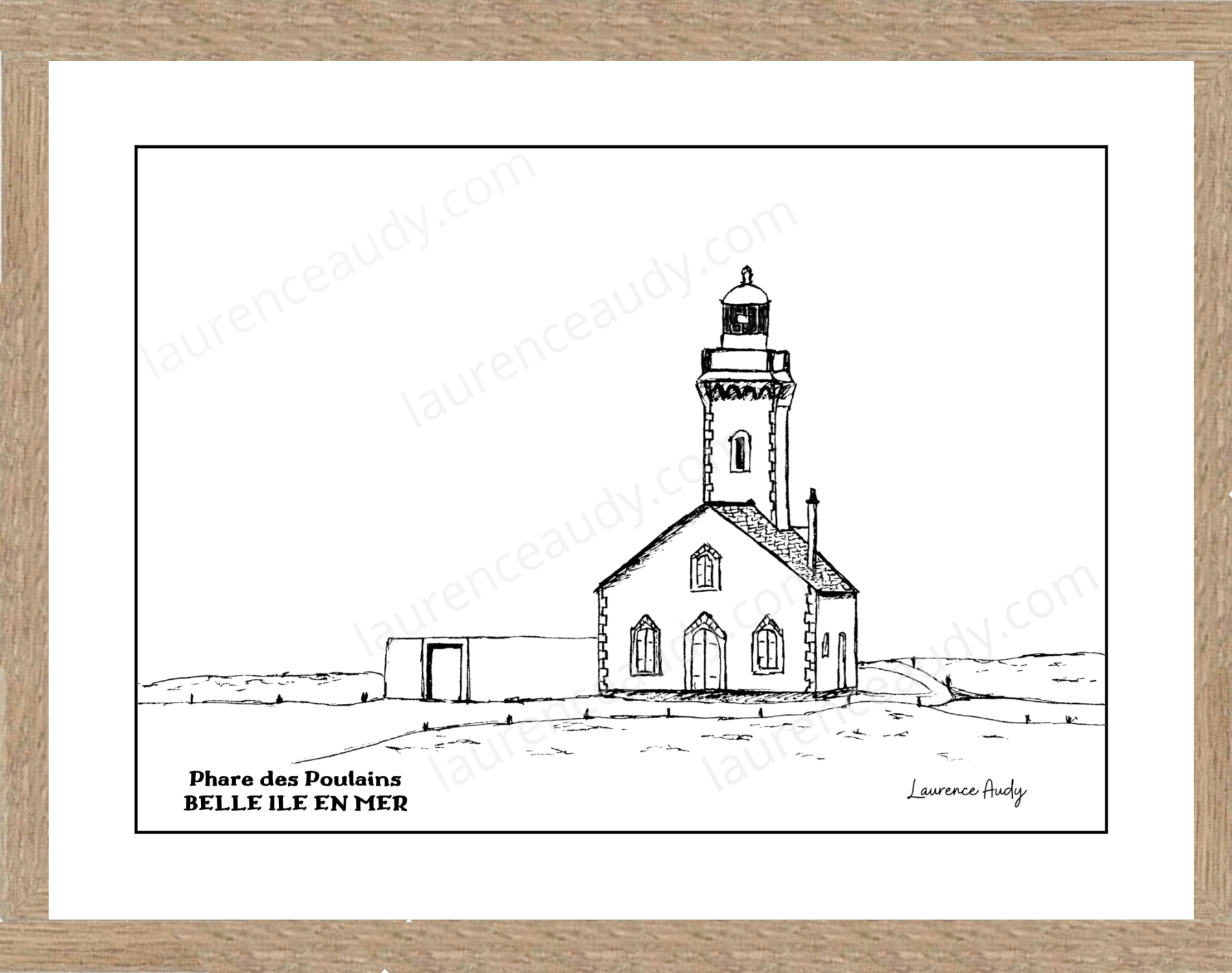 Affiche Phare des Poulains Belle ile en mer – Image 3