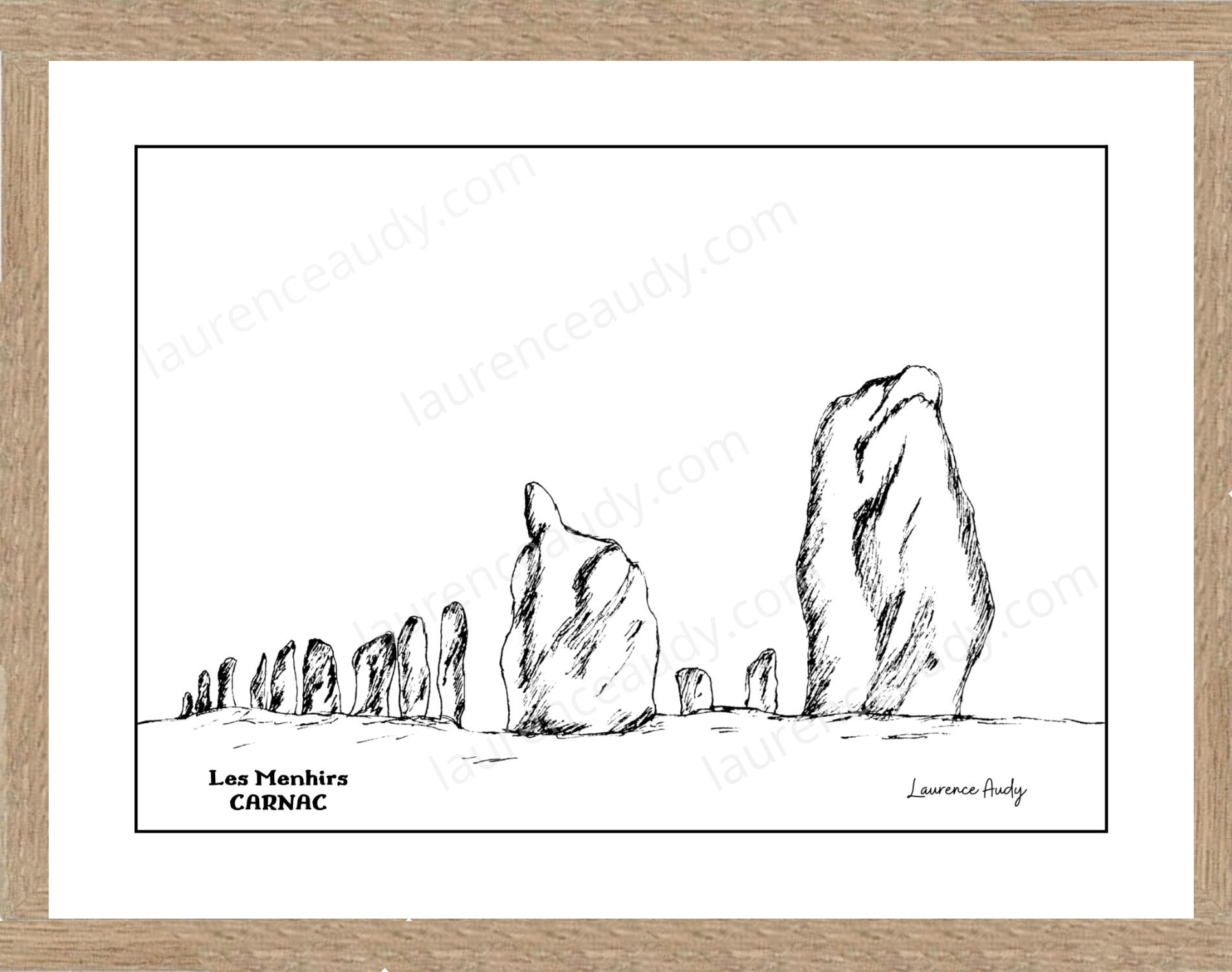 Affiche Menhirs Carnac – Image 3