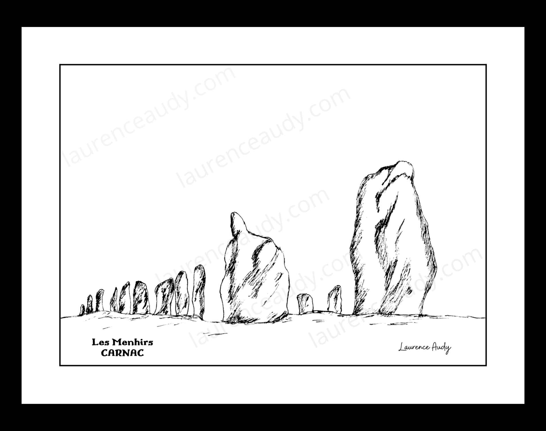Affiche Menhirs Carnac – Image 2