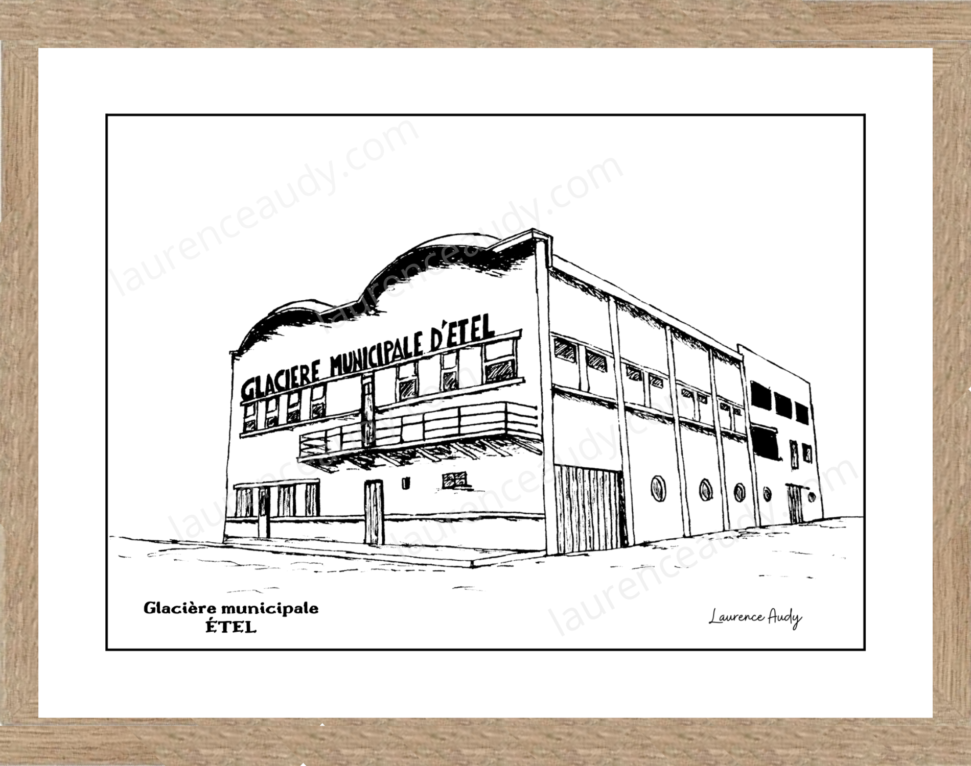 56-ETEL-GLACIERE-N&B FILIGRANE CADRE CHENE
