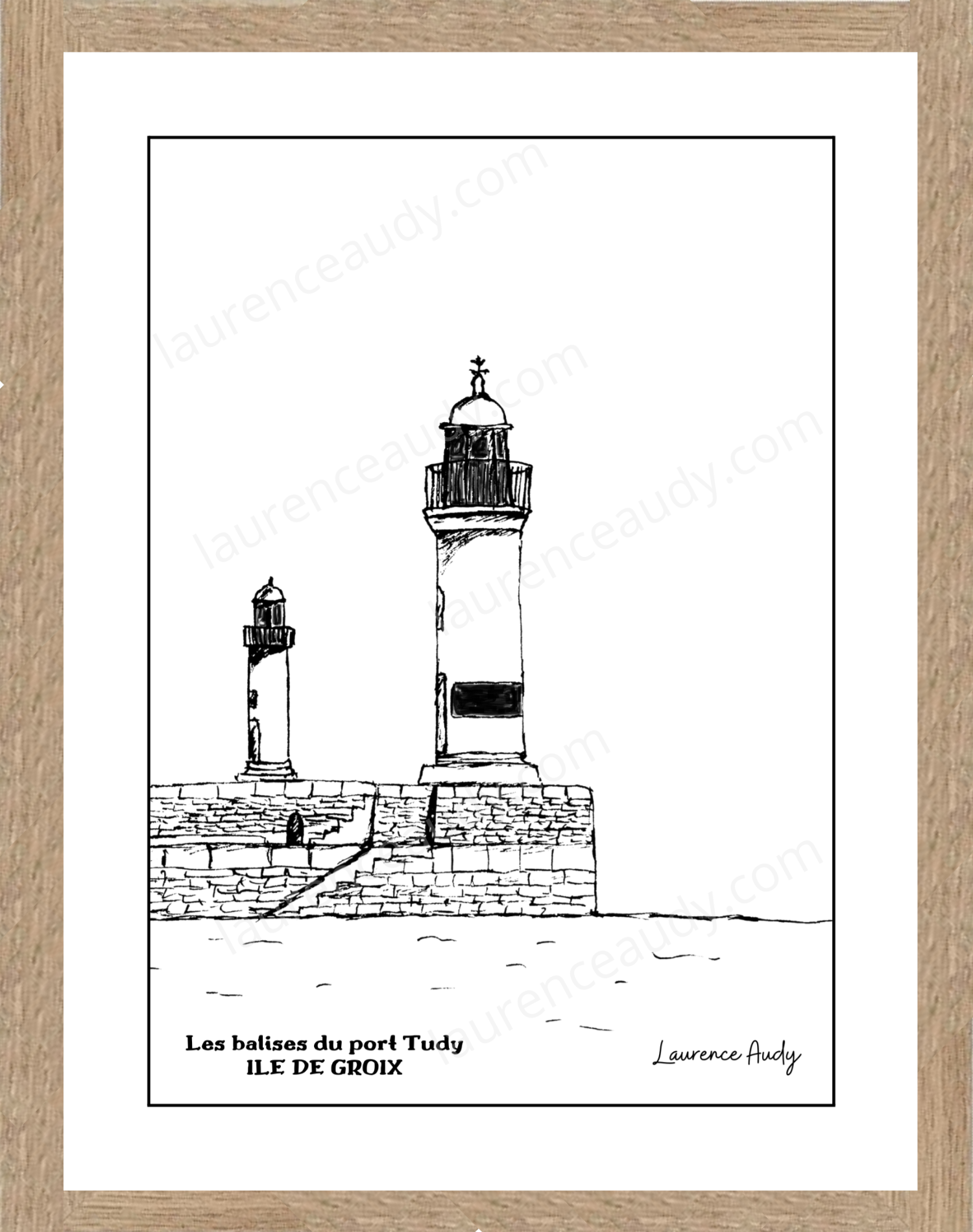Affiche Port Tudy Ile de Groix – Image 3
