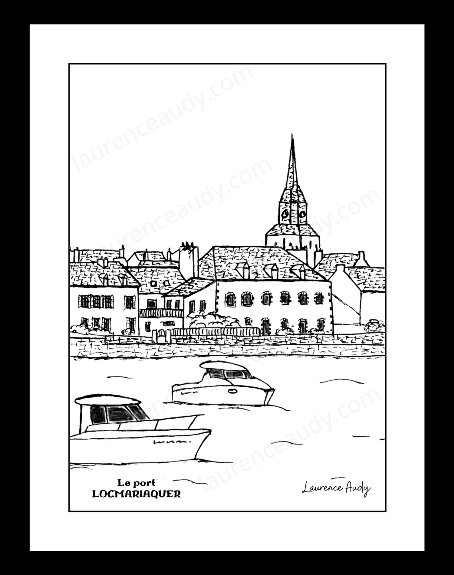 Affiche Port Locmariaquer – Image 2