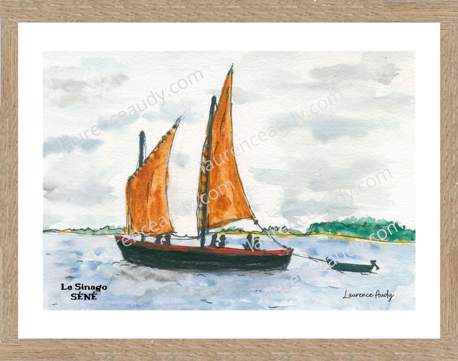Affiche Le Sinagot de Séné — aquarelle – Image 2
