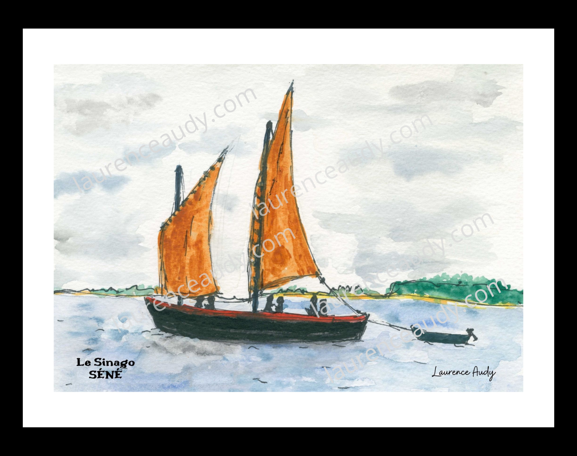 Affiche Le Sinagot de Séné — aquarelle – Image 3