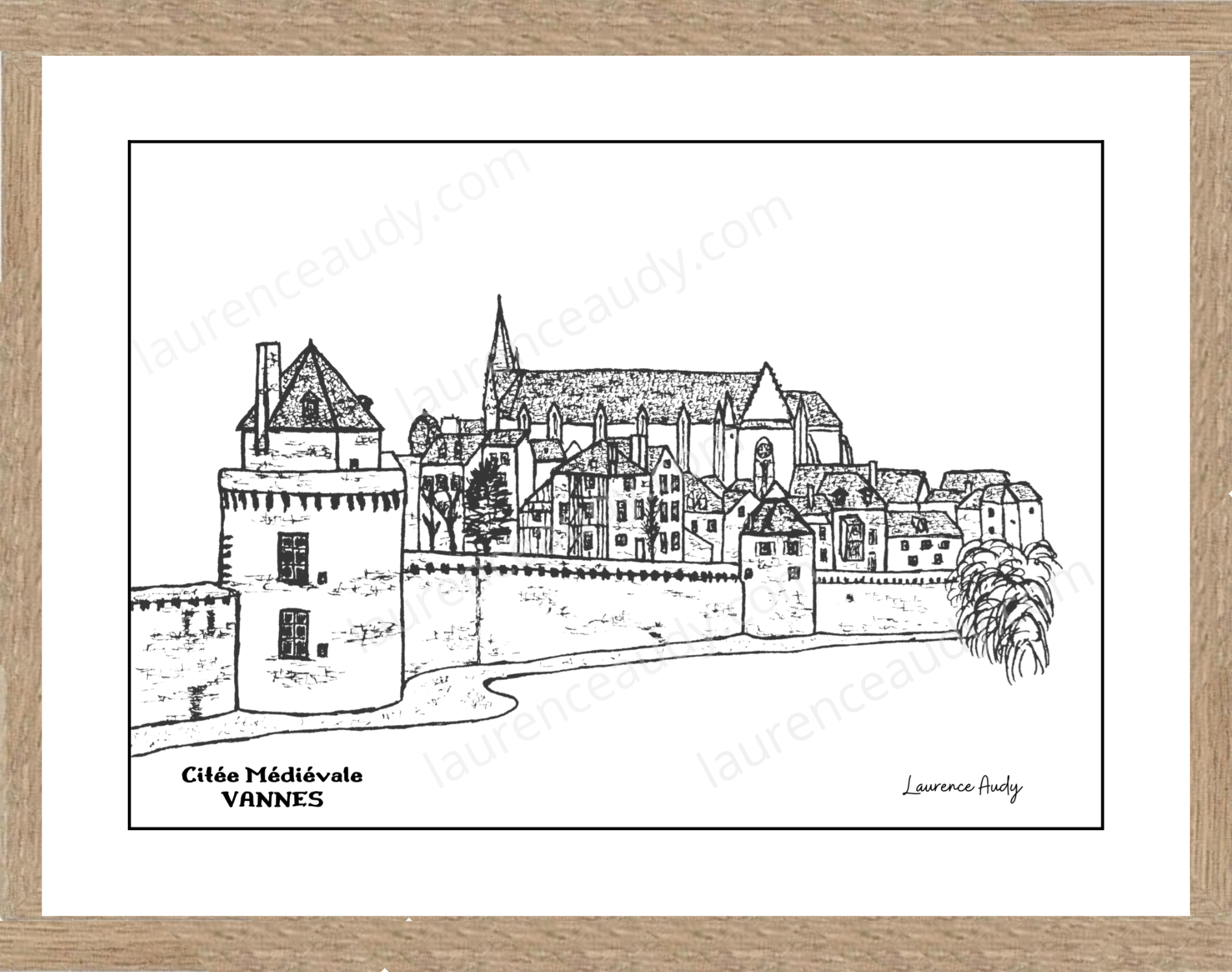 Affiche Citée médiévale Vannes – Image 3