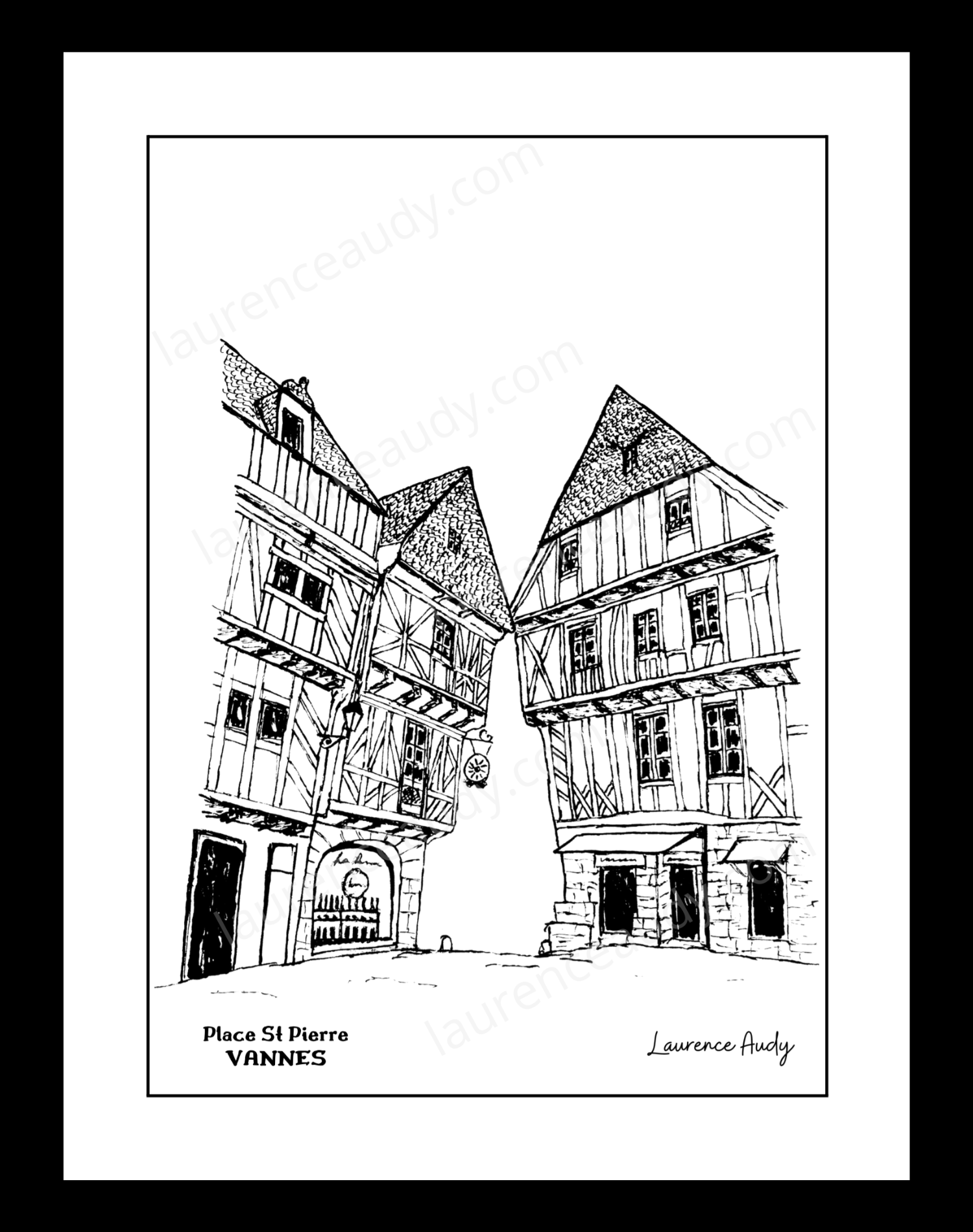Affiche Place St Pierre Vannes – Image 2