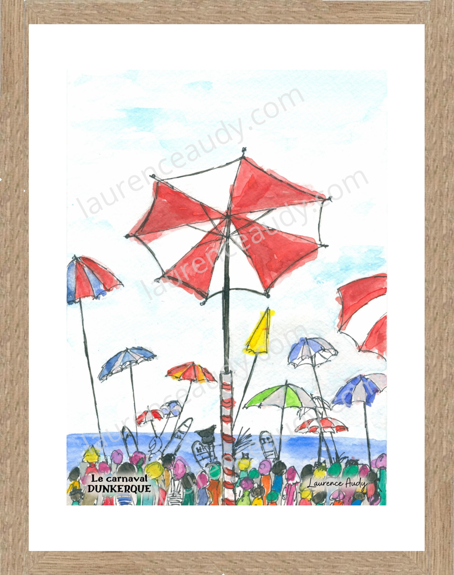 Affiche carnaval de Dunkerque — aquarelle – Image 2