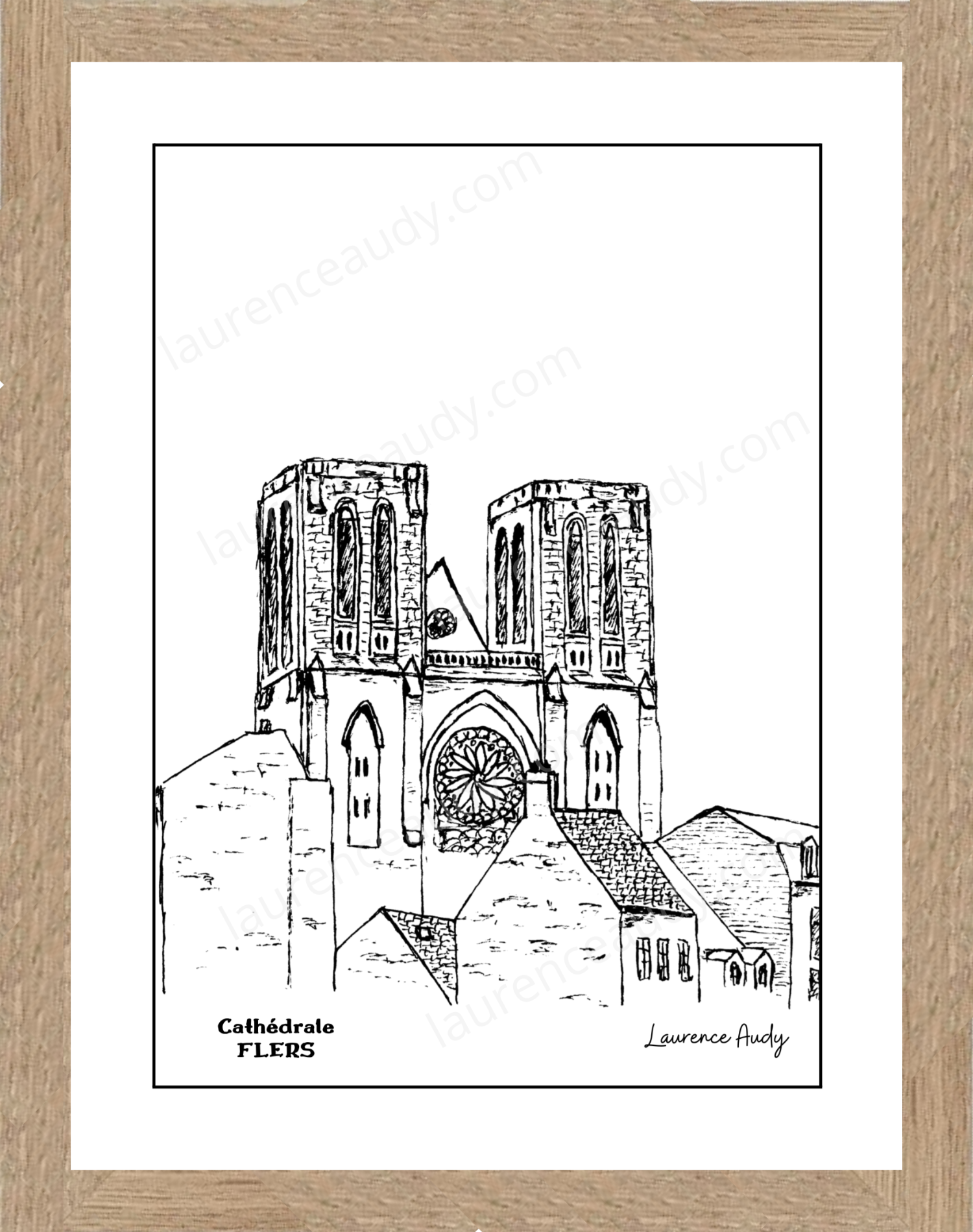 Affiche cathédrale Flers – Image 3