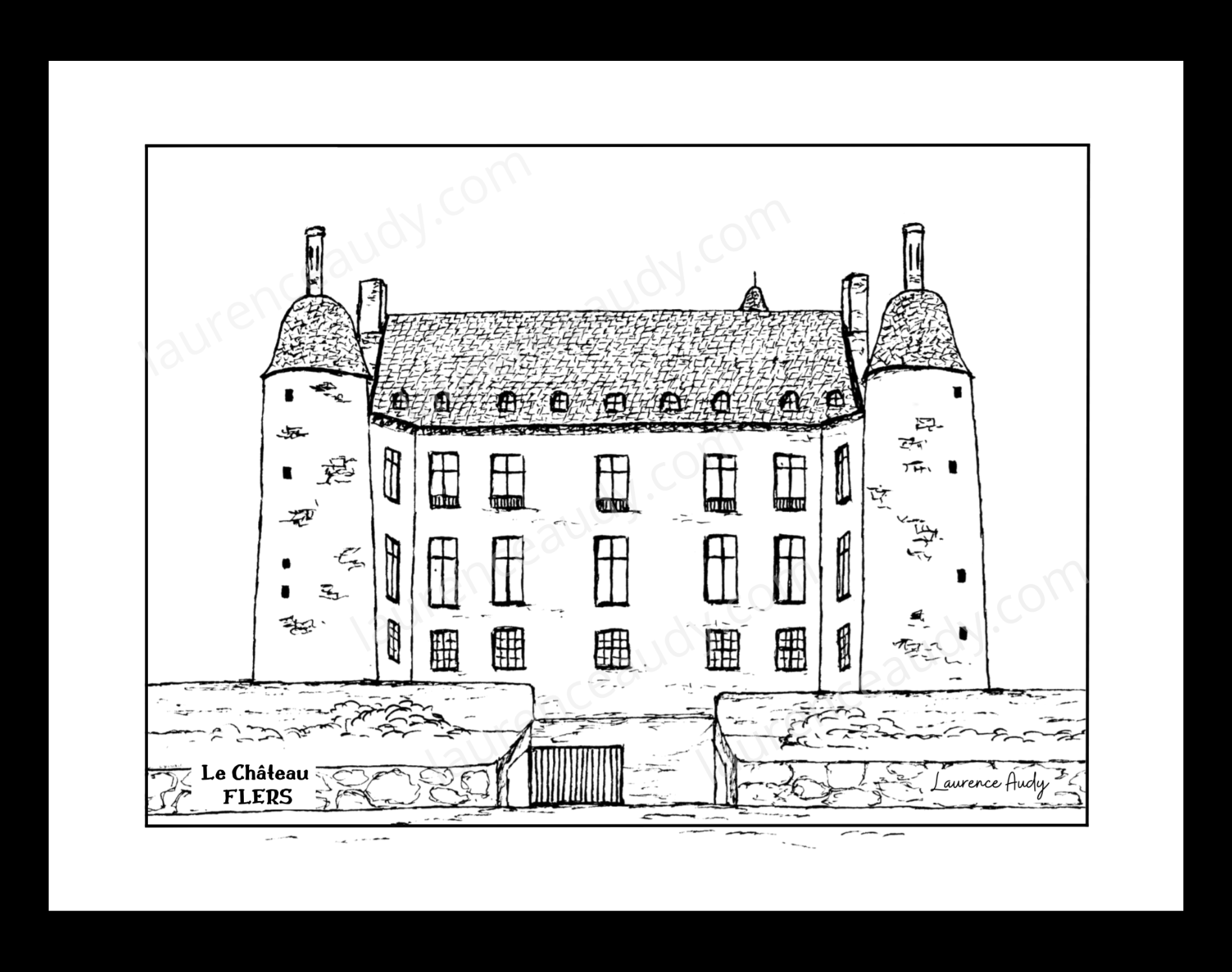 Affiche château n°2 Flers – Image 2