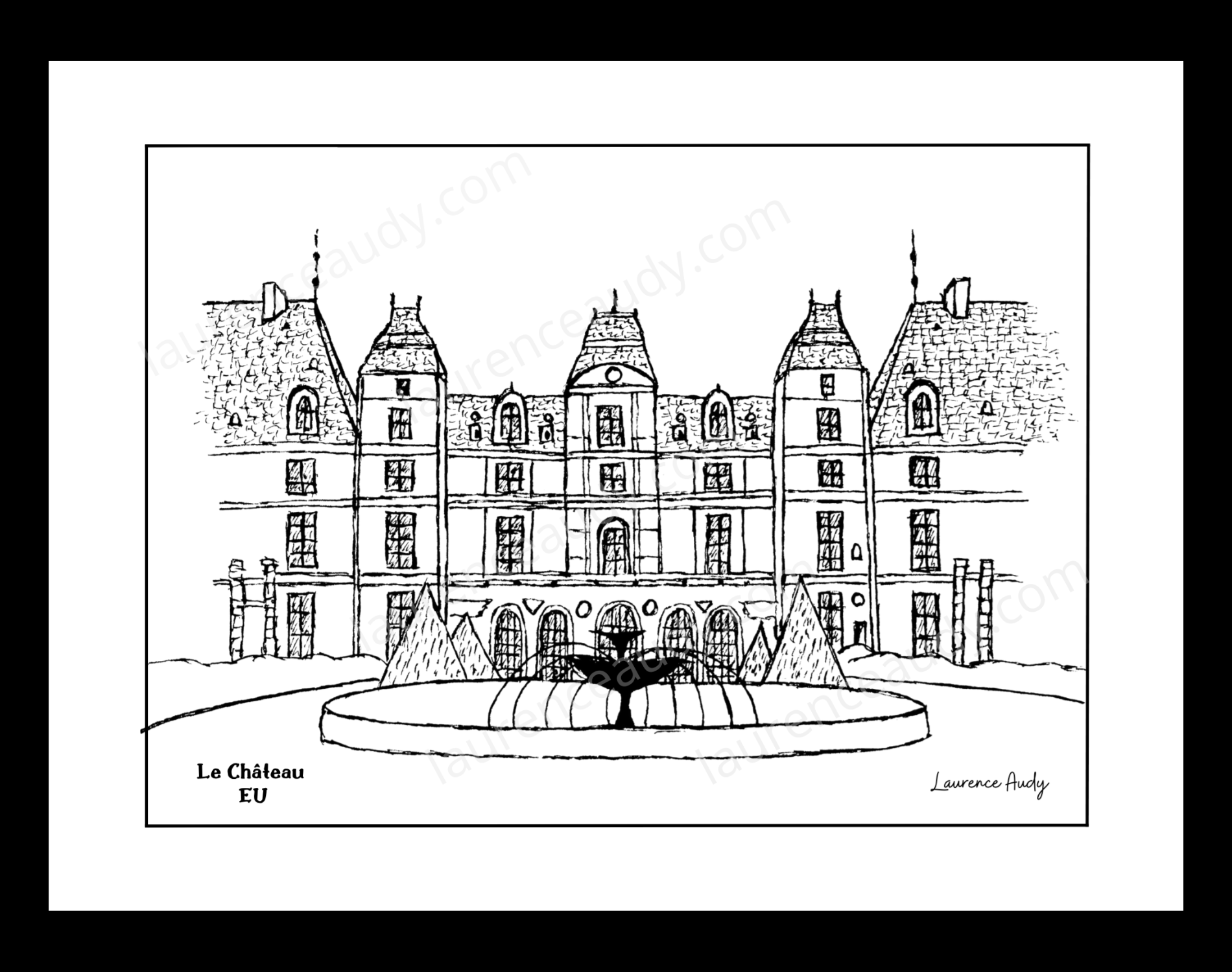 Affiche château de Eu – Image 2