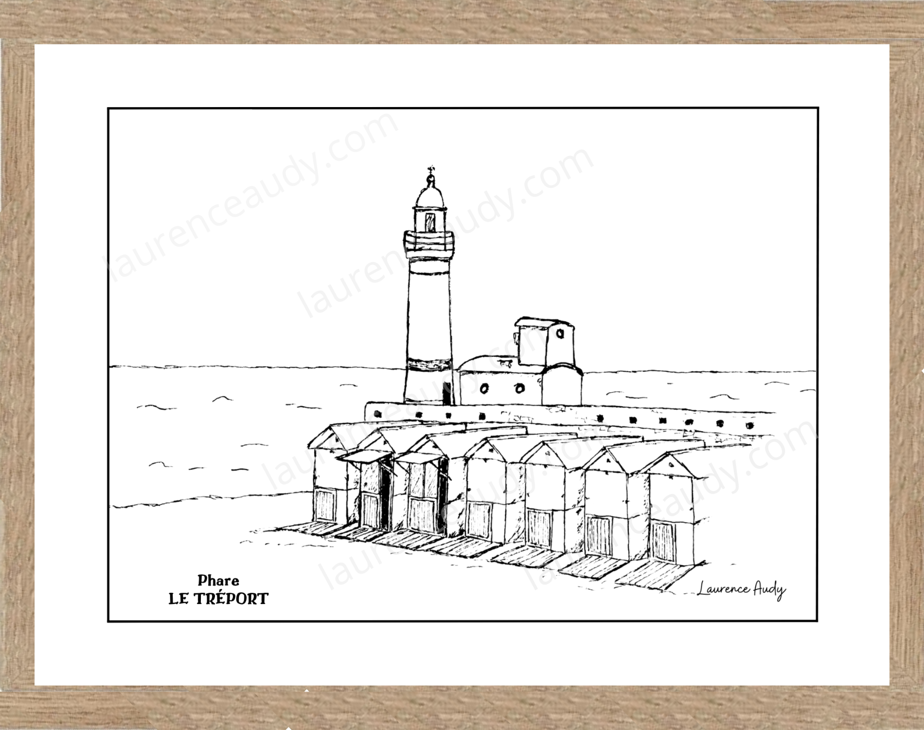 Affiche le phare du Tréport – Image 3