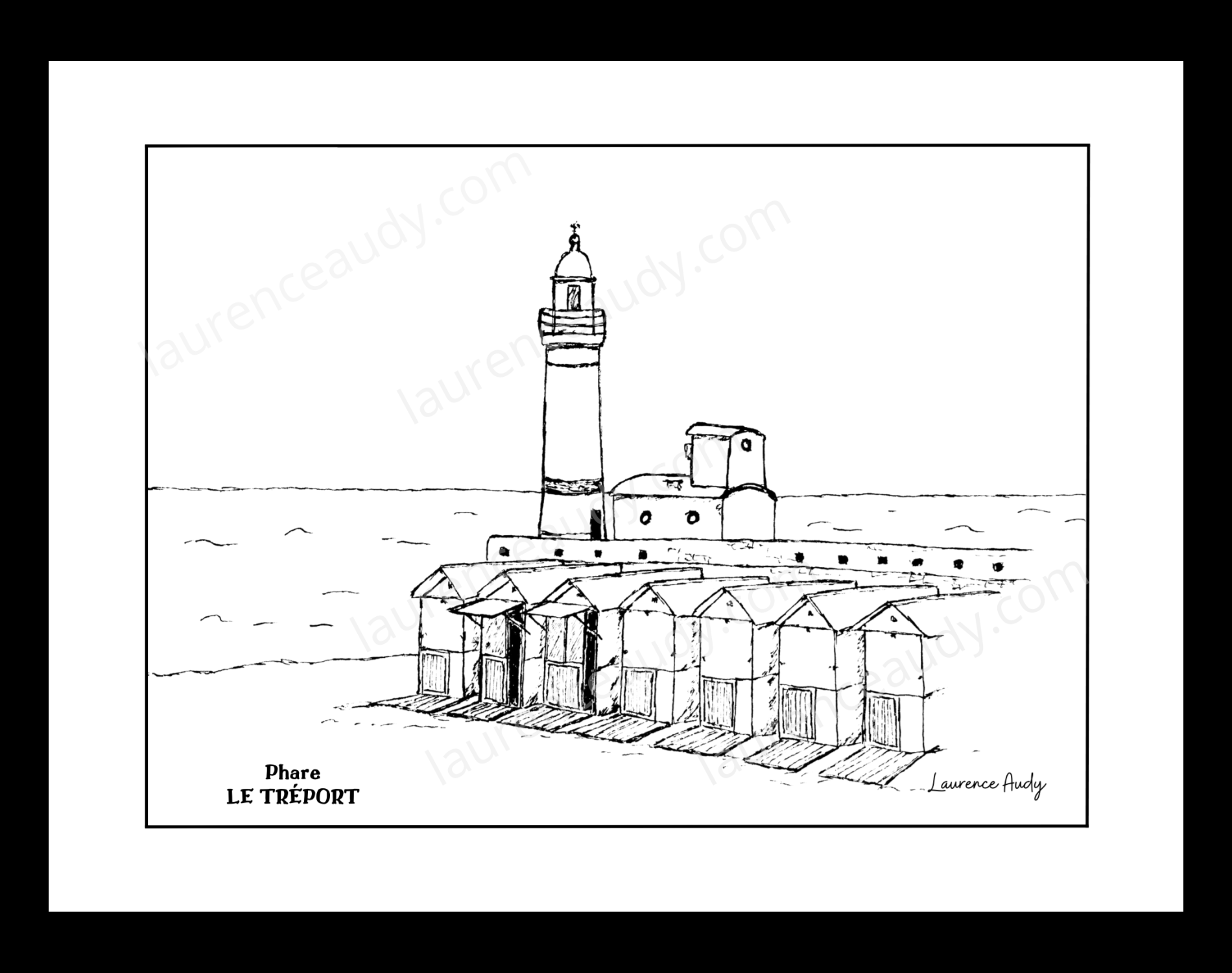 Affiche le phare du Tréport – Image 2
