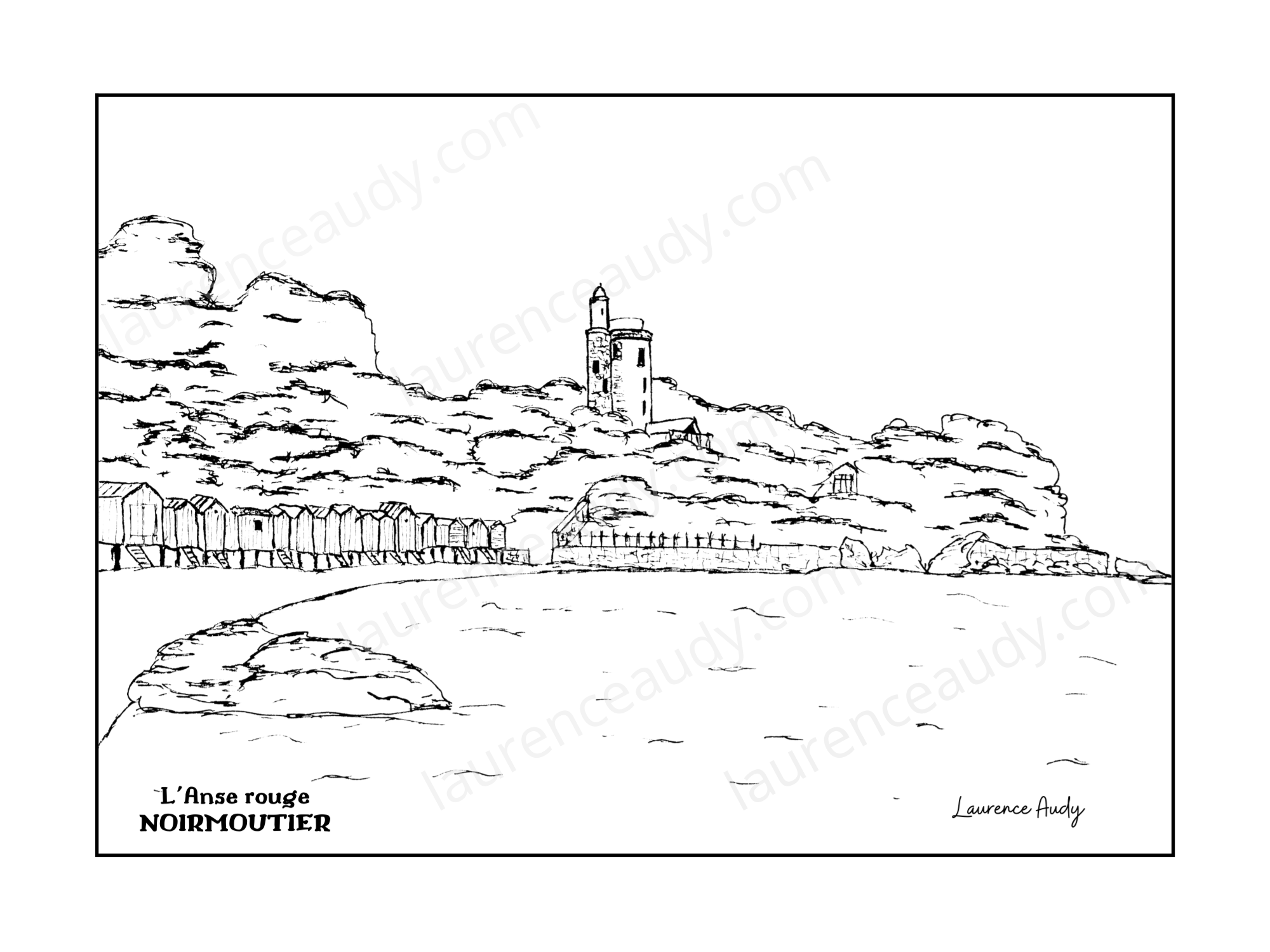 Anse rouge Noirmoutier Vendee Laurence Audy||