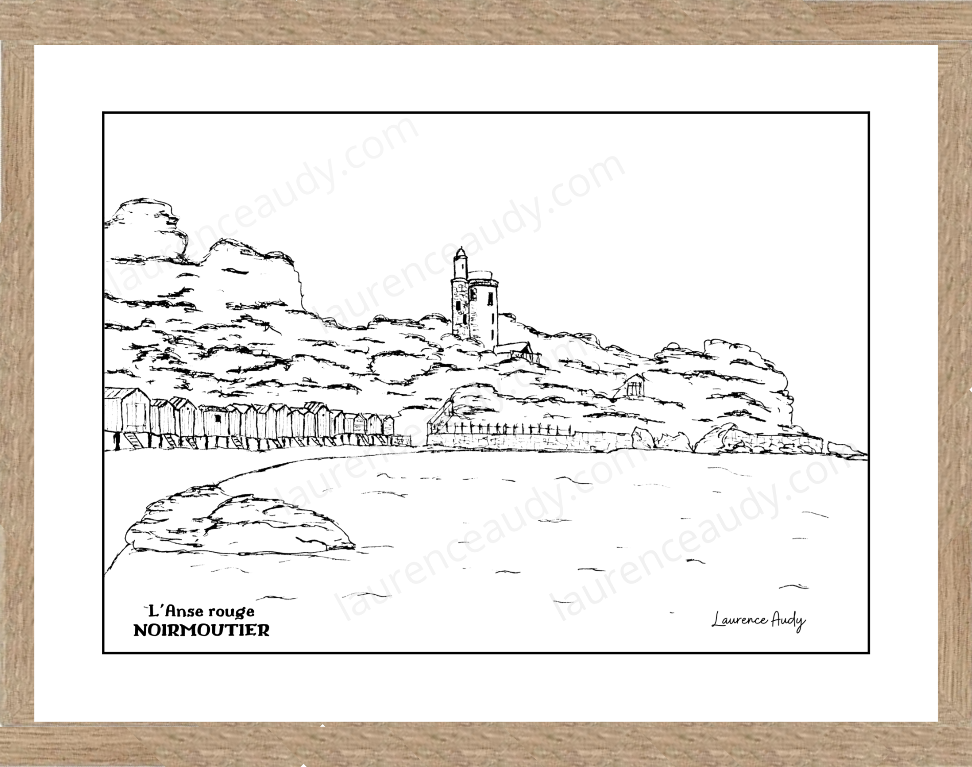 Affiche Anse Rouge Noirmoutier – Image 3