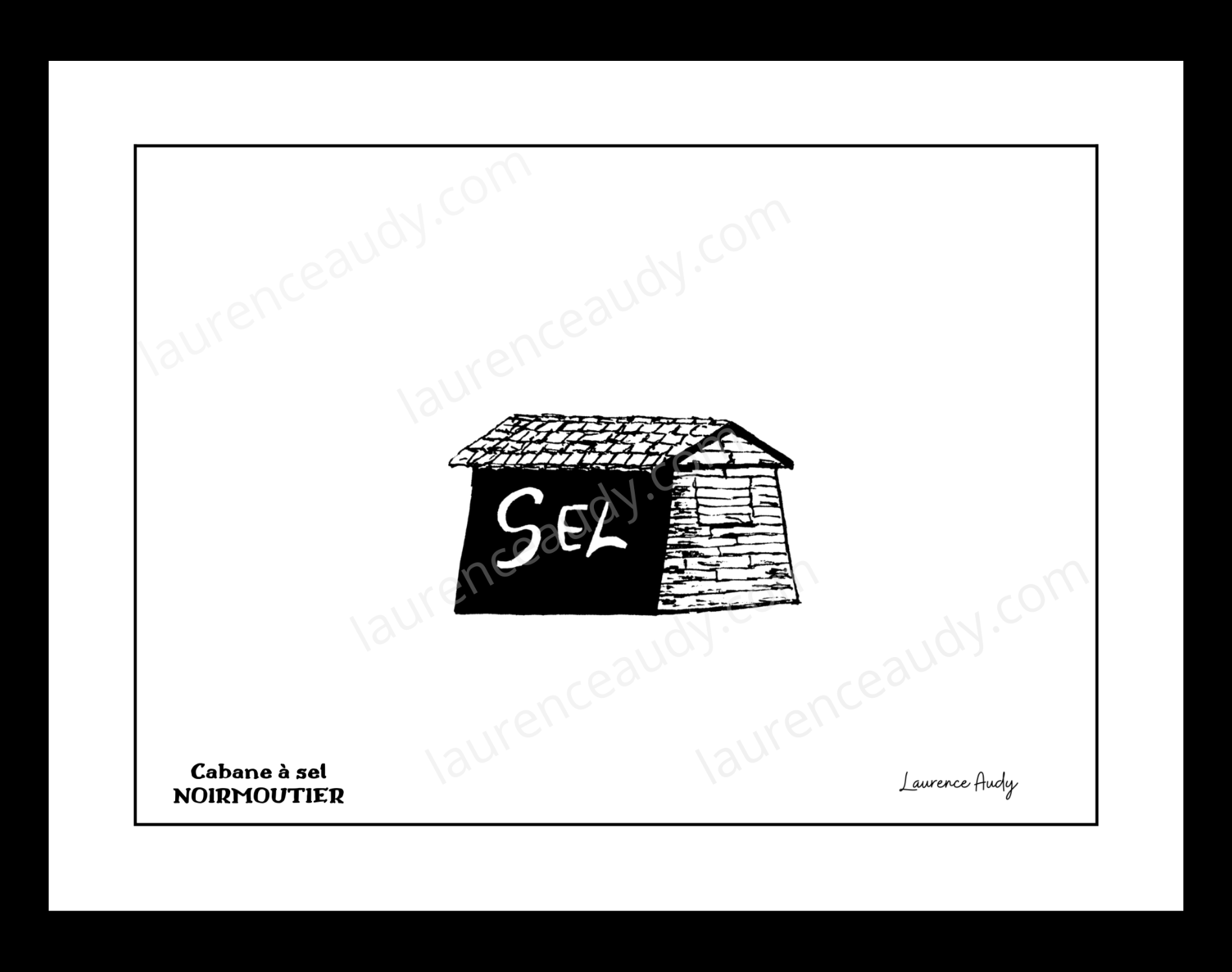Affiche Cabane Noirmoutier – Image 2