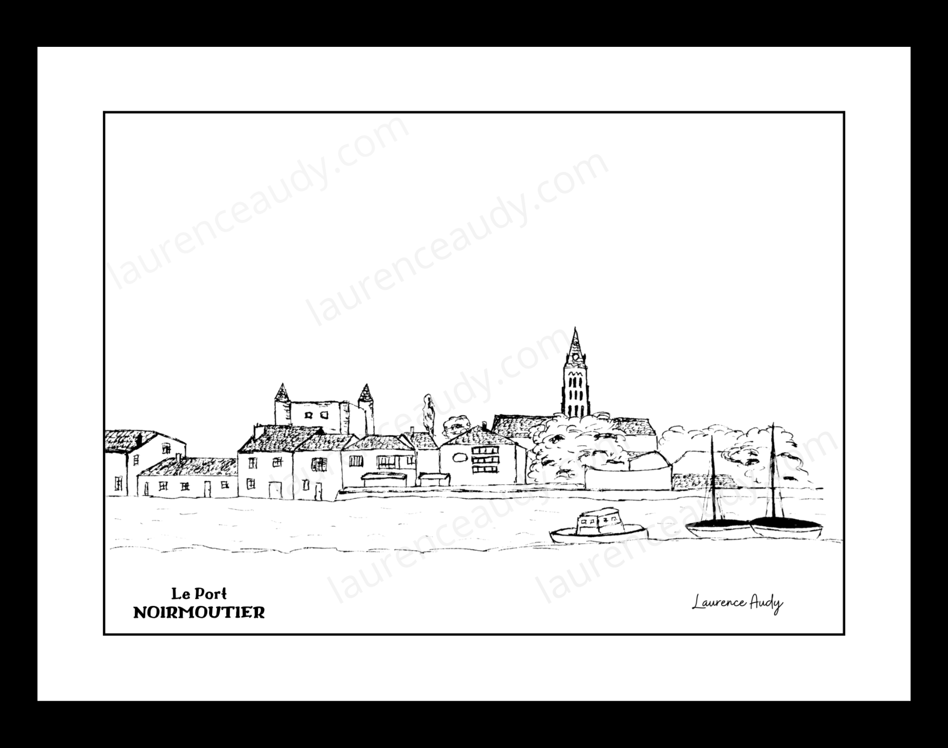 Affiche Le Port Noirmoutier – Image 2