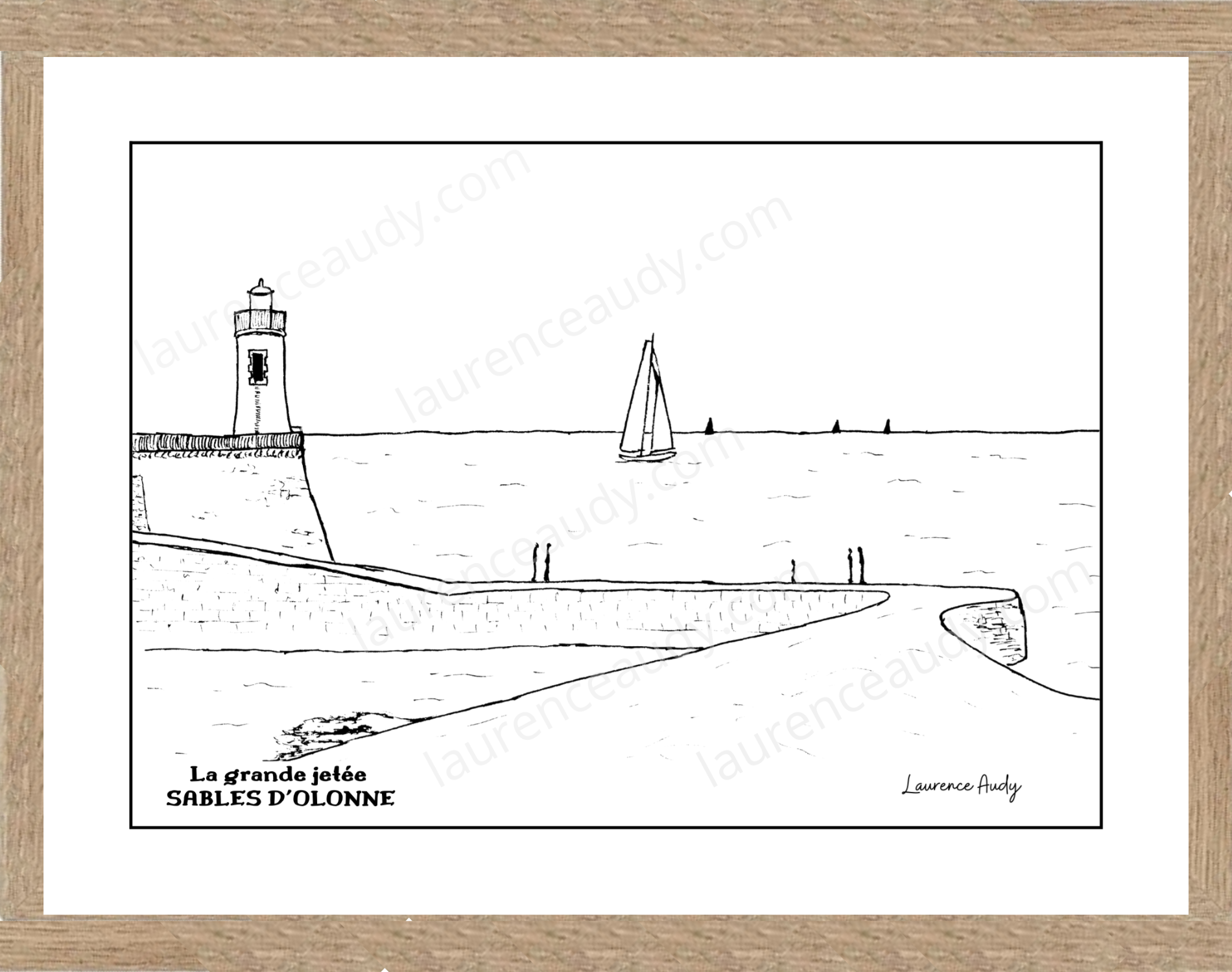 Affiche La Grande Jetée Sables d’Olonne – Image 3