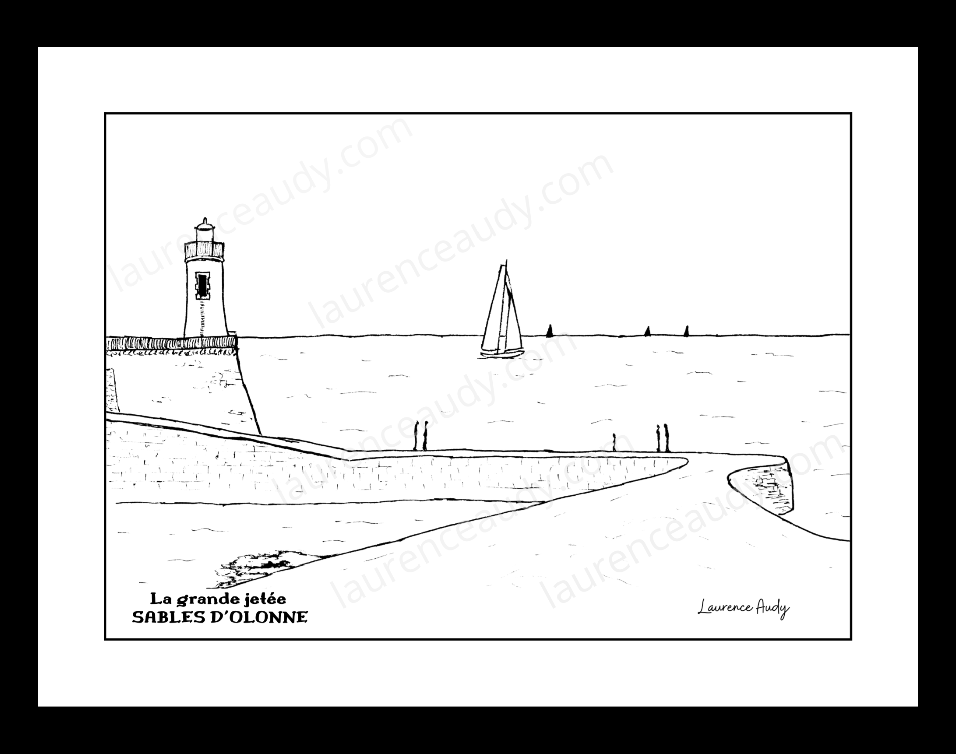 Affiche La Grande Jetée Sables d’Olonne – Image 2