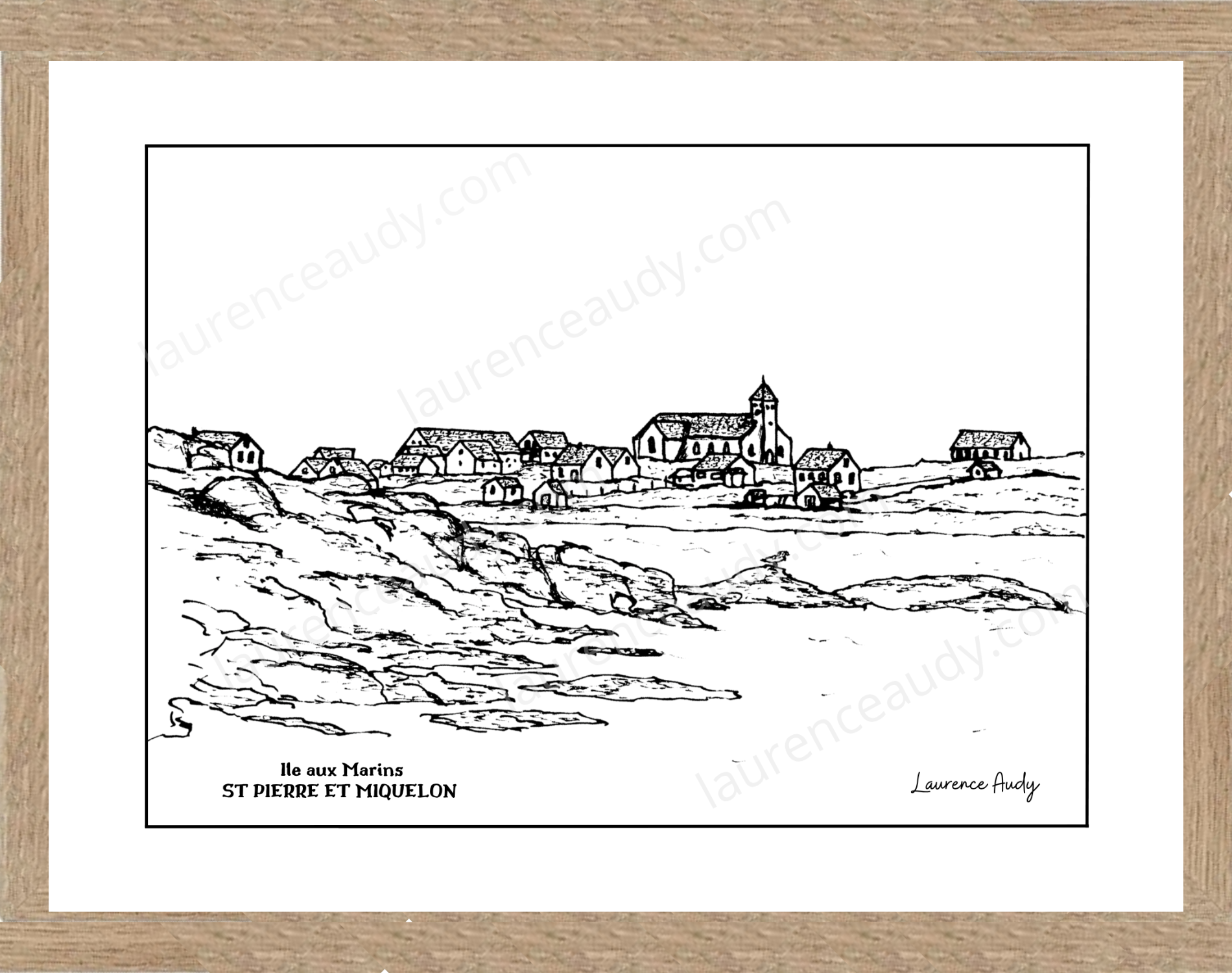 Affiche Ile aux Marins St Pierre et Miquelon – Image 2