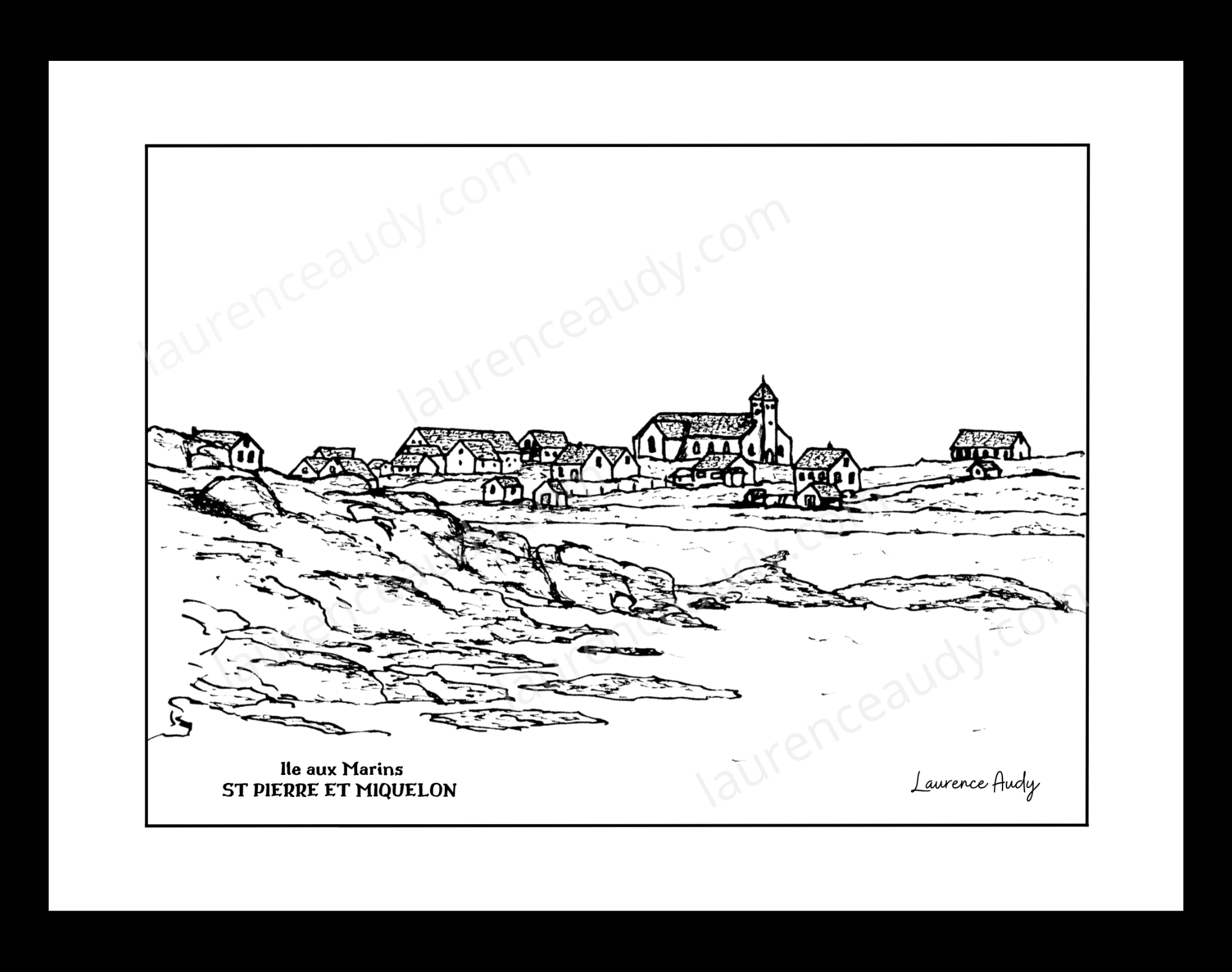 Affiche Ile aux Marins St Pierre et Miquelon – Image 3