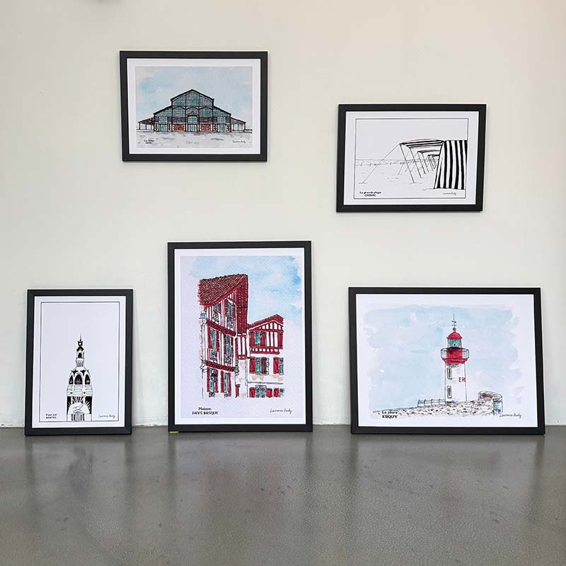 Collection croquis urbains laurence audy