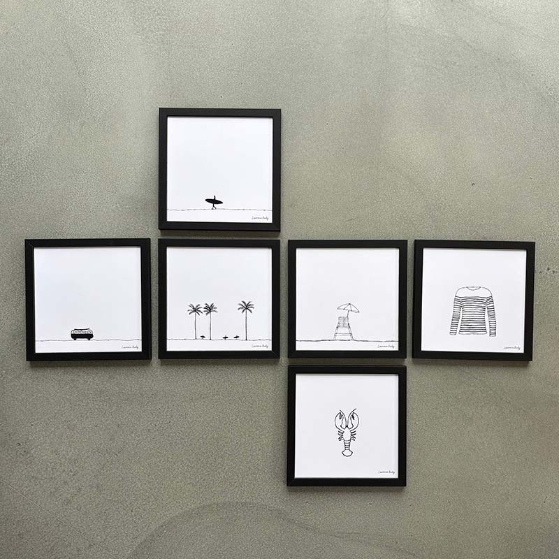 Collection dessins minimalistes laurence audy